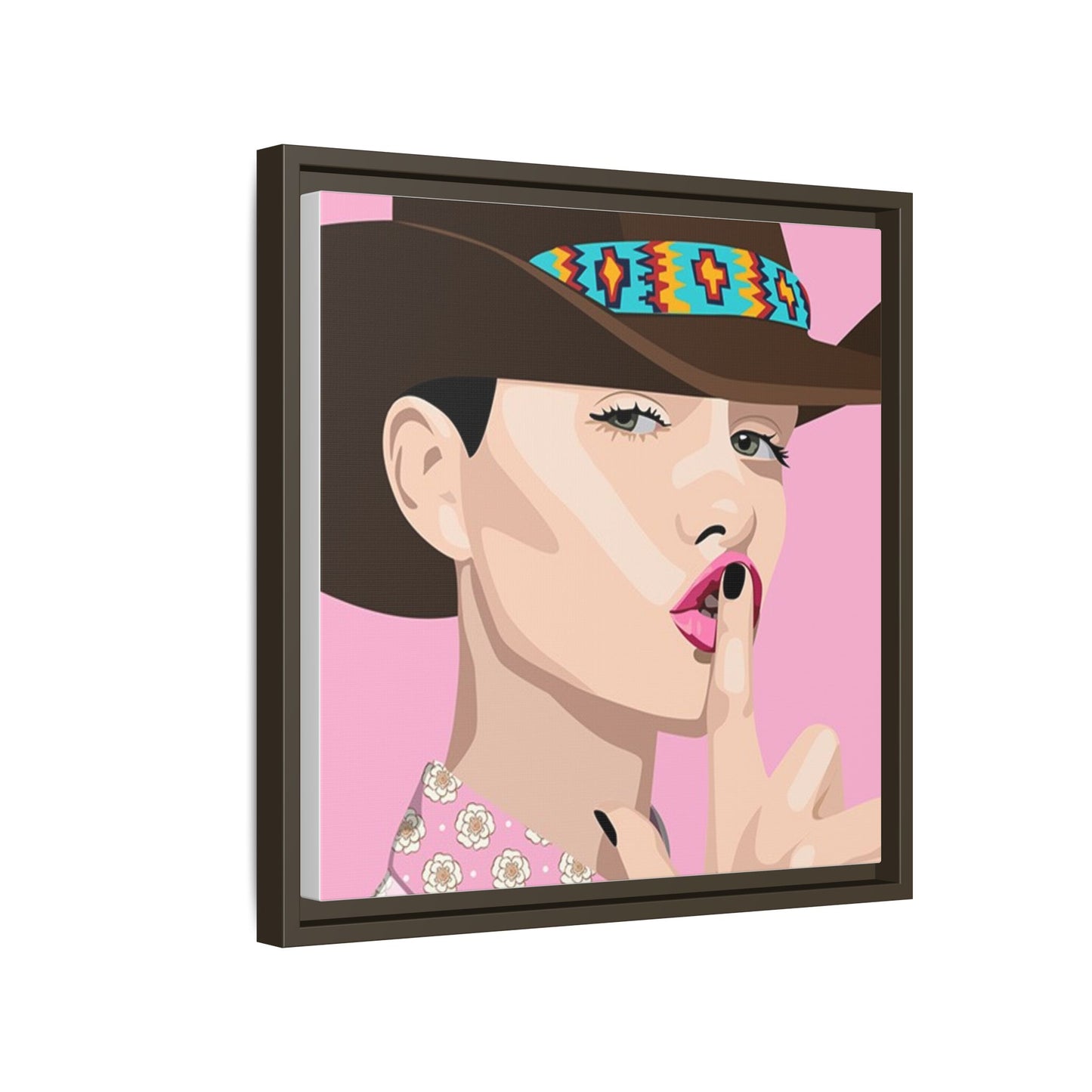 Vivid 63 by Orit Fuchs Matte Framed Canvas Wall Art