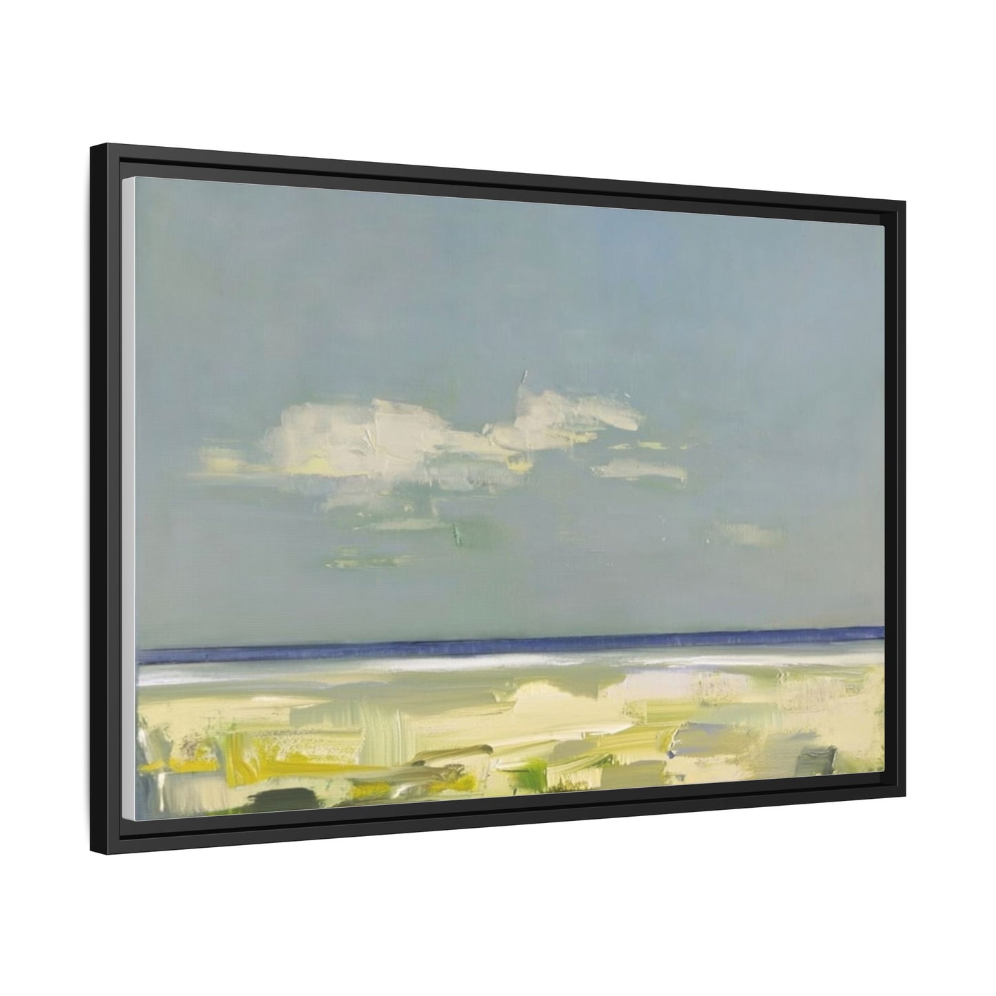 Coastal Calm Matte Canvas Framed Wall Art