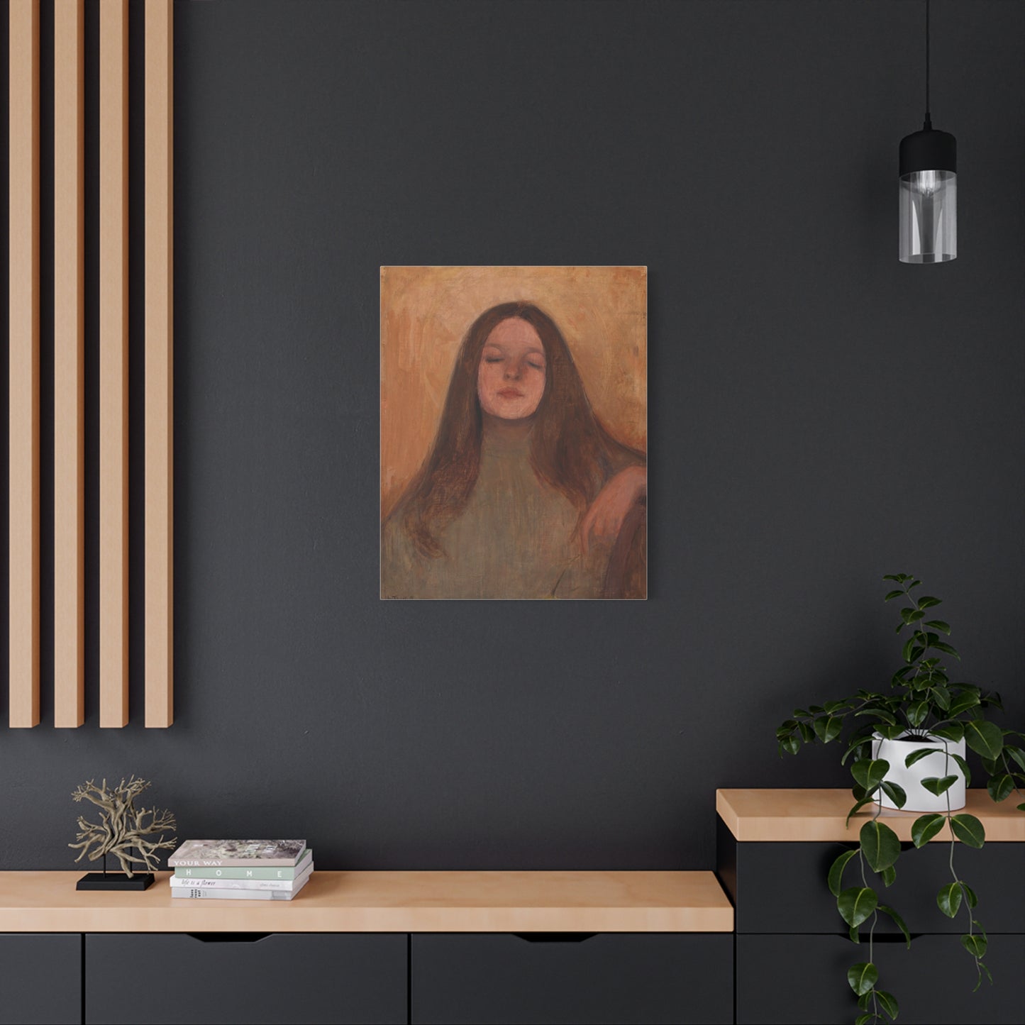 Thyra Elisabeth by Ellen Thesleff Matte Canvas Wall Art Print