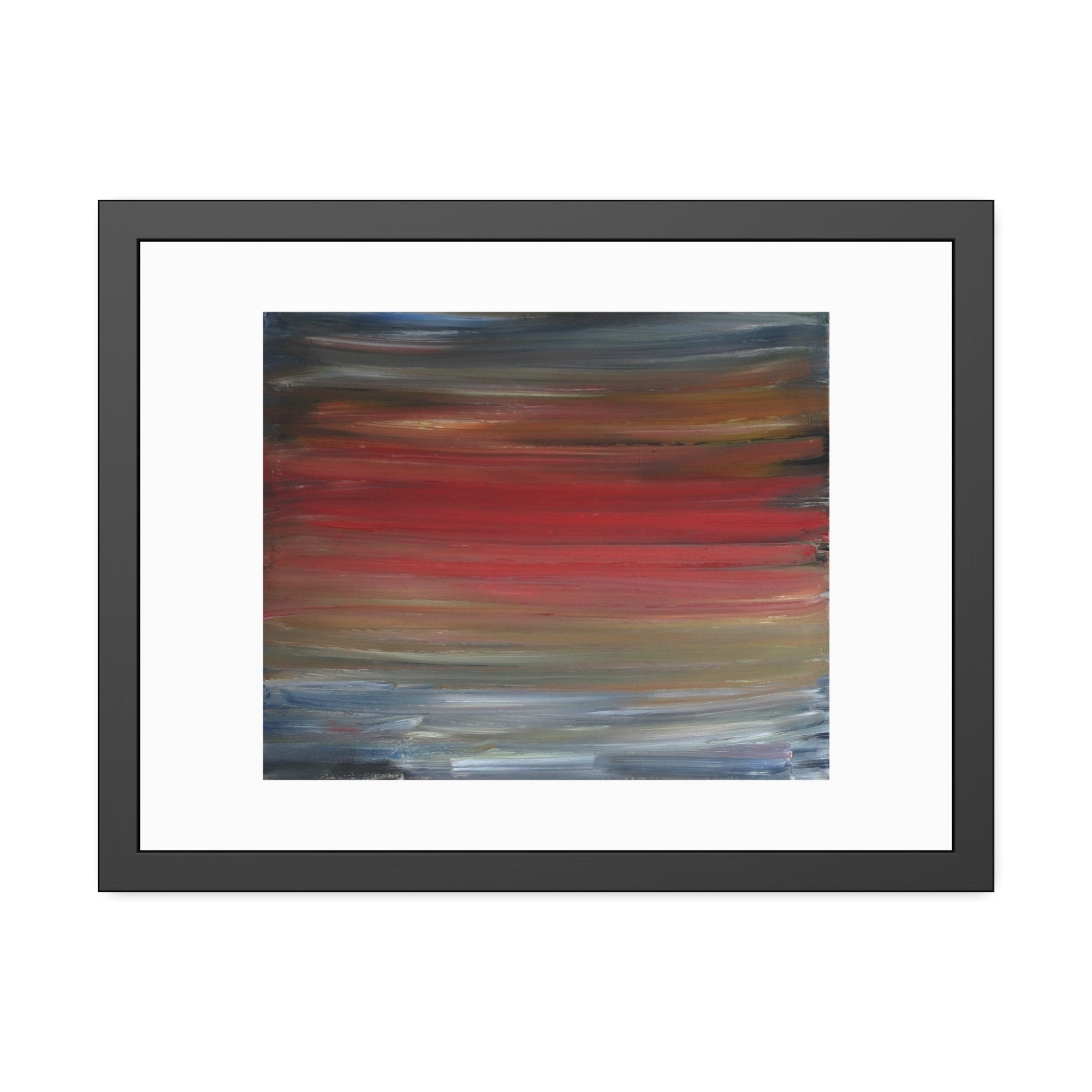 Misty morning by Norman Barrett Framed Poster Wall Art