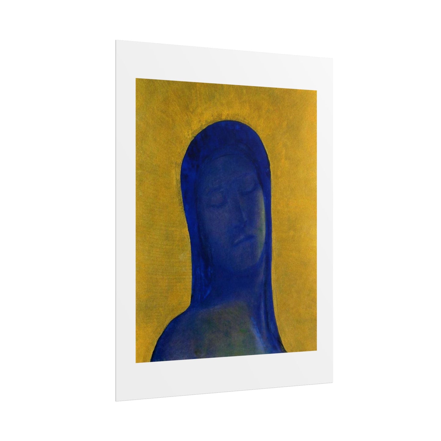 Closed Eyes by Odilon Redon Wall Art Print