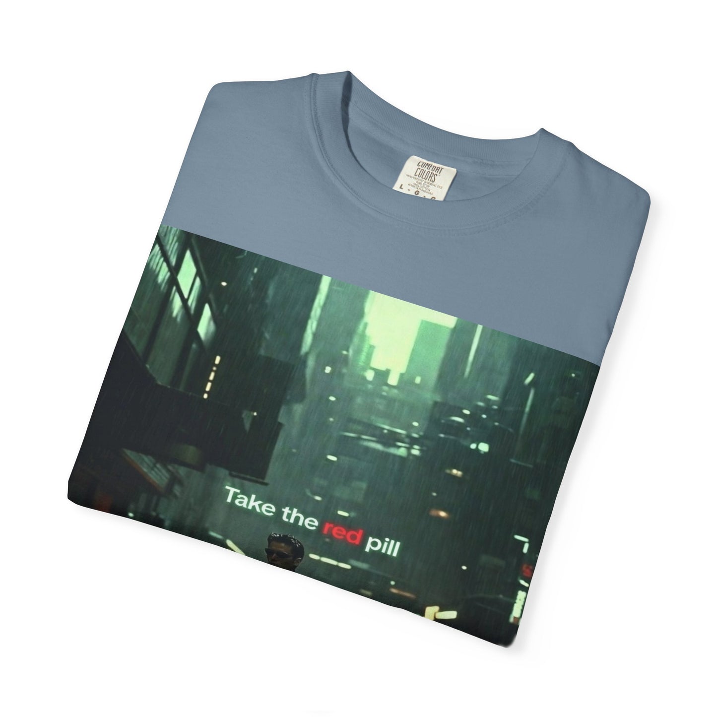 Take the Red Pill T-Shirt — Cyberpunk Noir Graphic Tee