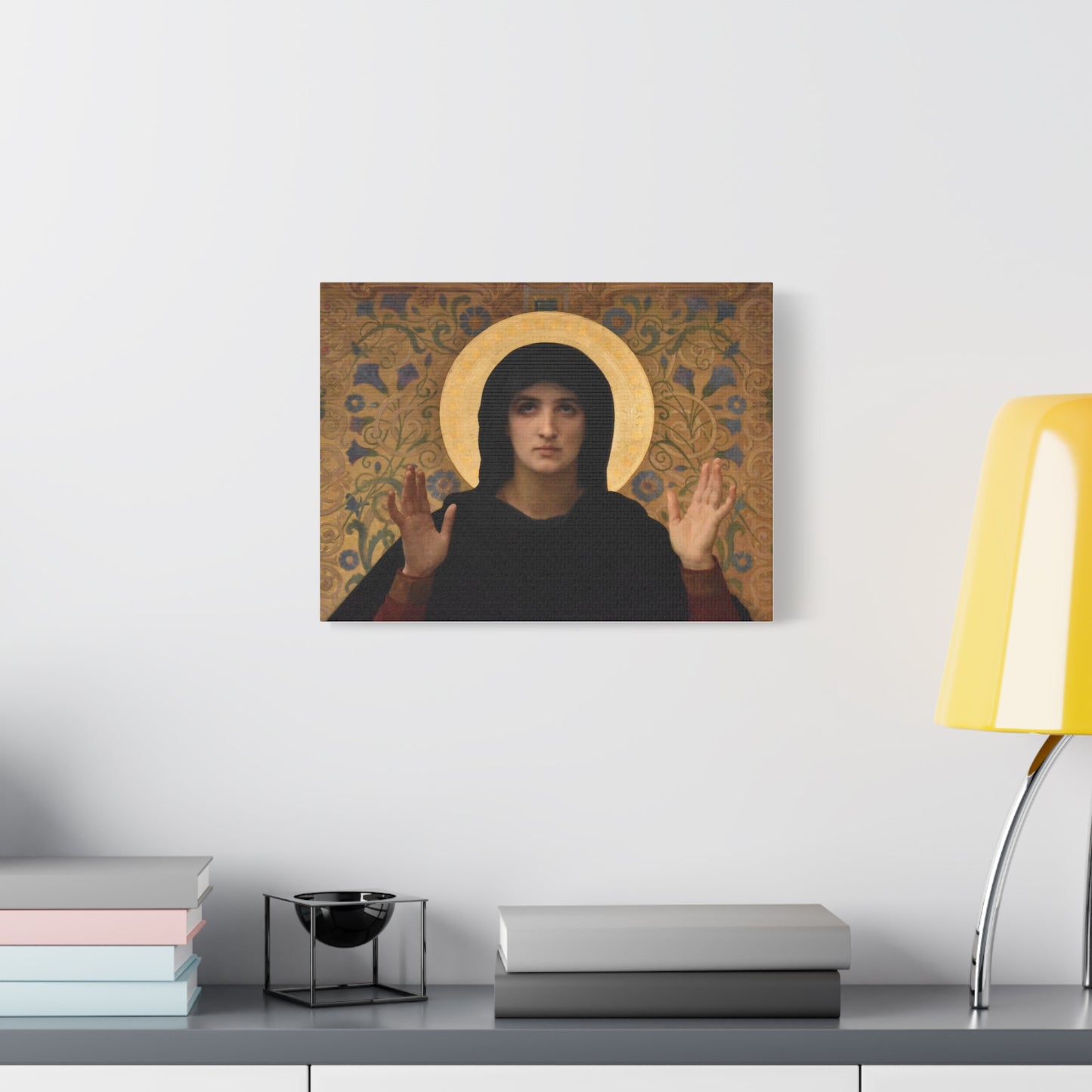 La Vierge consolatrice by William Adolphe Bouguereau Matte Stretched Wall Art