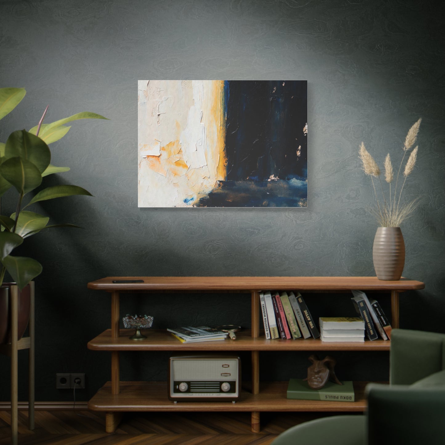 Abstract Coastal Light Matte Canvas Print — Stretched 1.25"