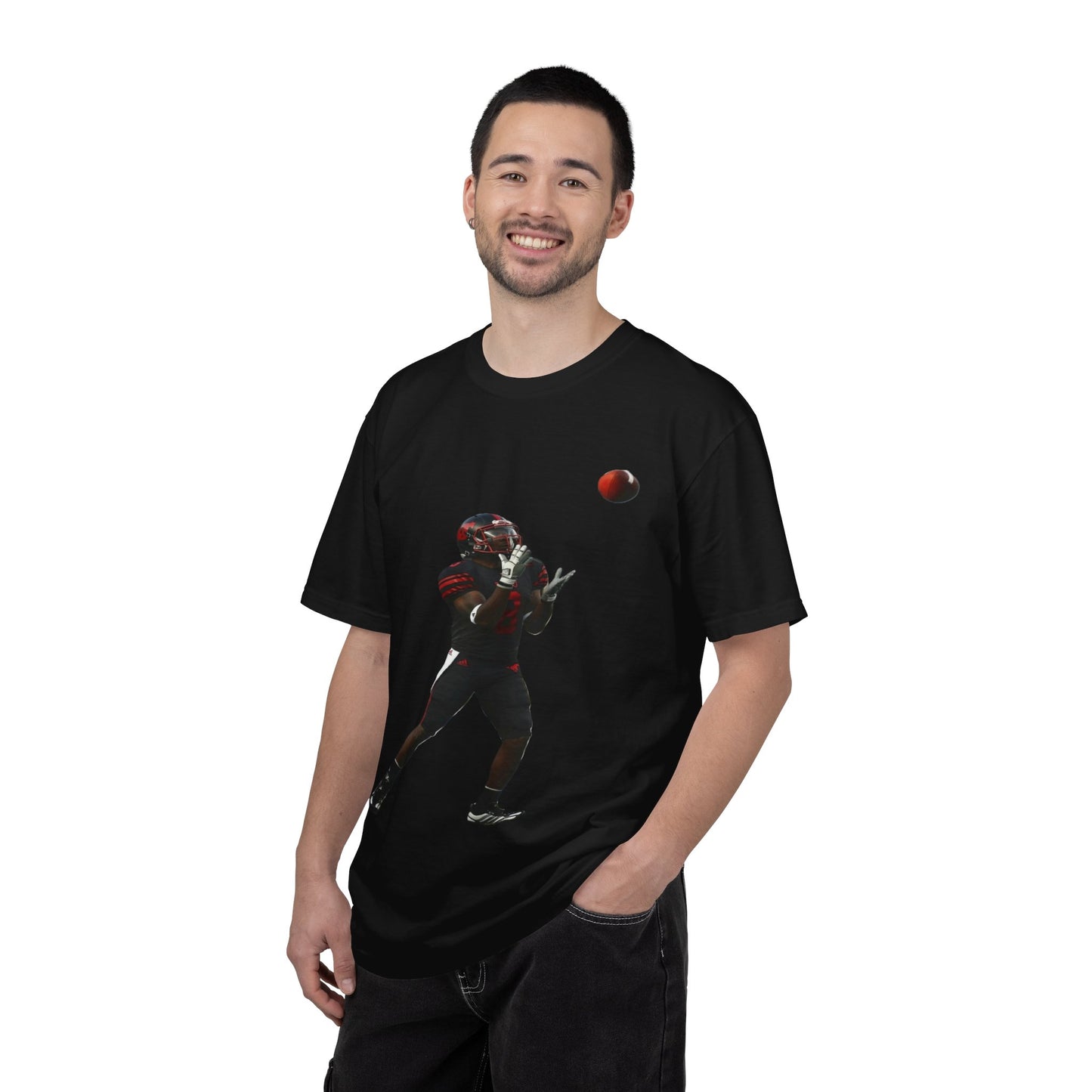 Football Player Catch T-Shirt