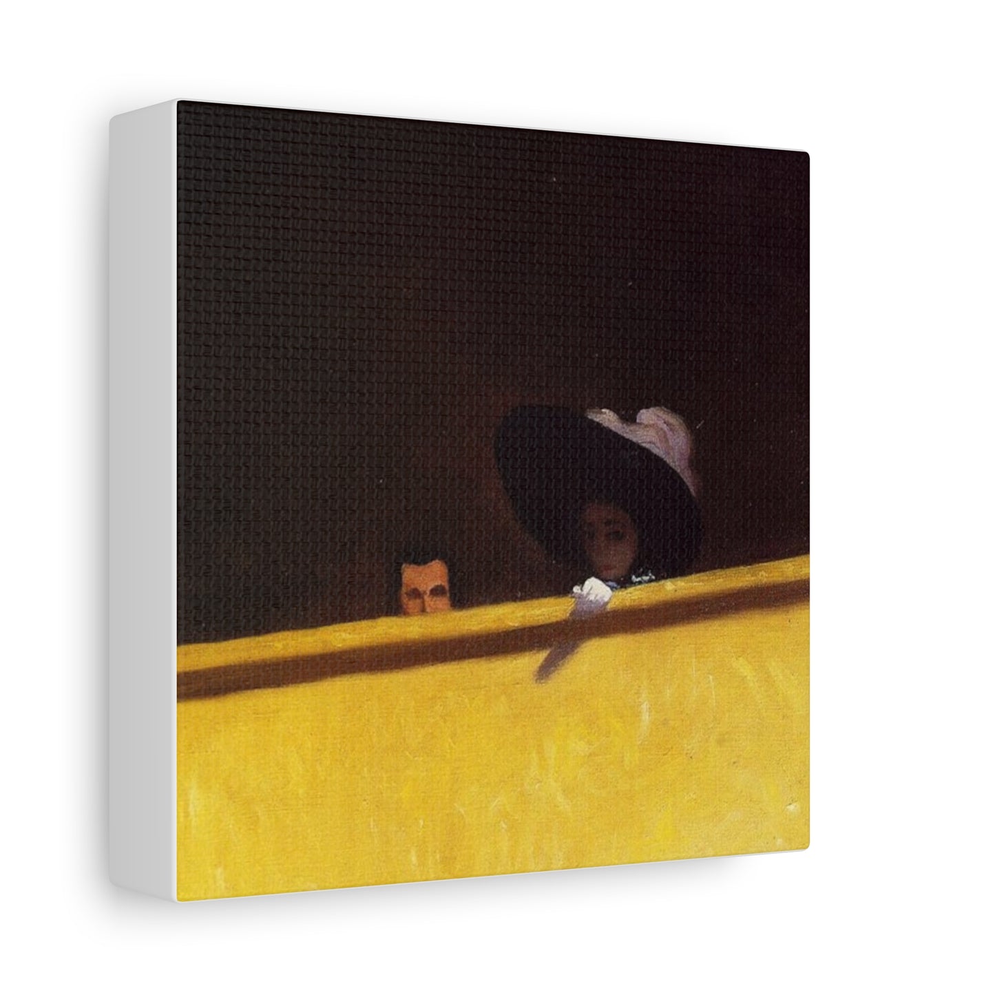 La loge de theatre by Félix Vallotton Matte Canvas Wall Art Print
