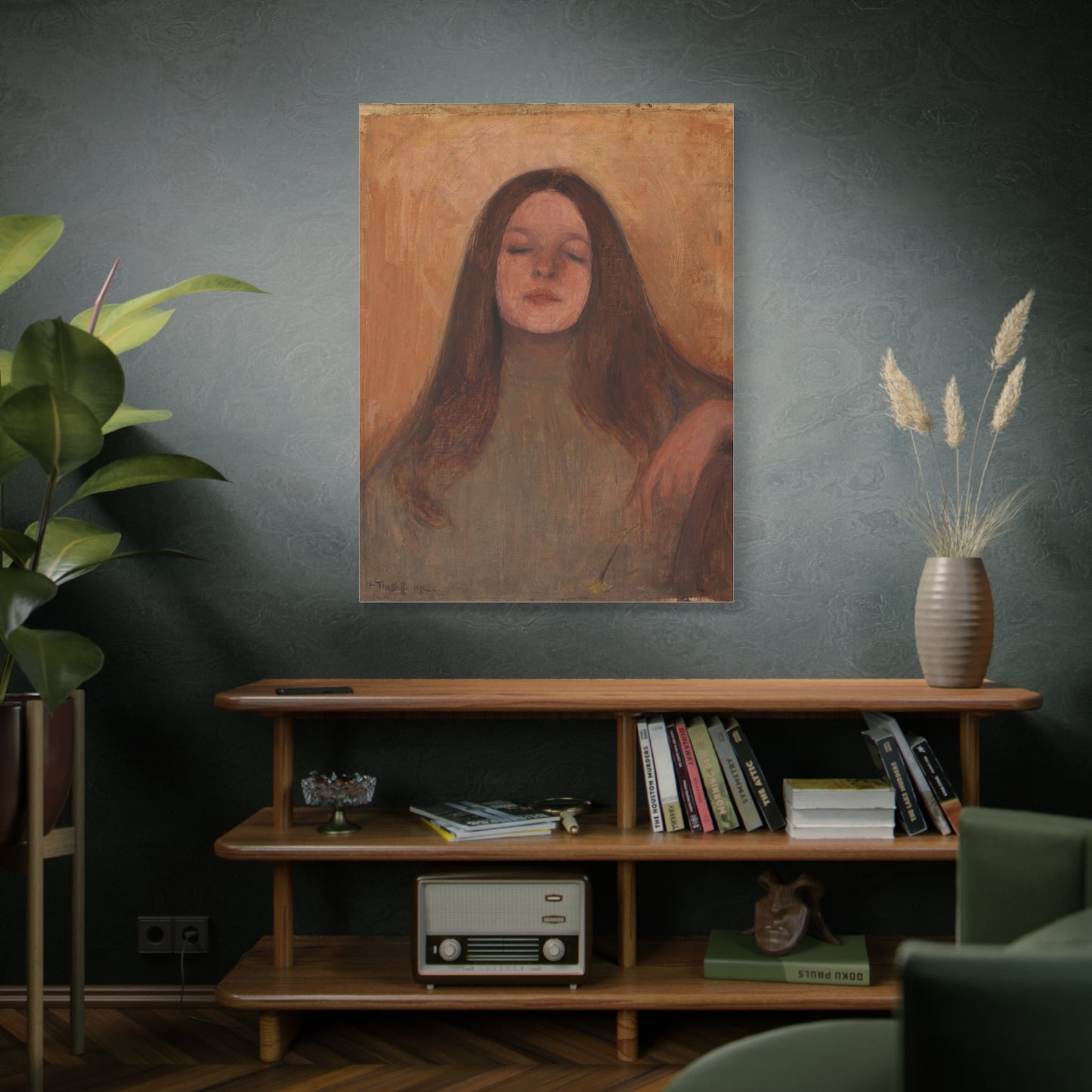Thyra Elisabeth by Ellen Thesleff Matte Canvas Wall Art Print