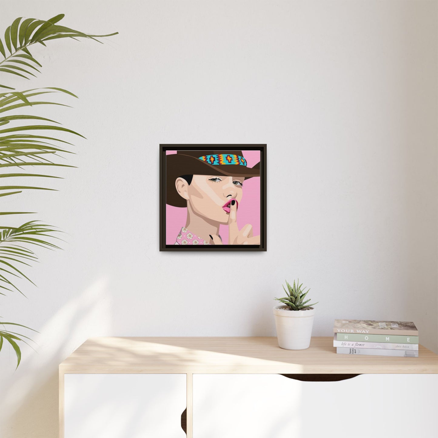 Vivid 63 by Orit Fuchs Matte Framed Canvas Wall Art