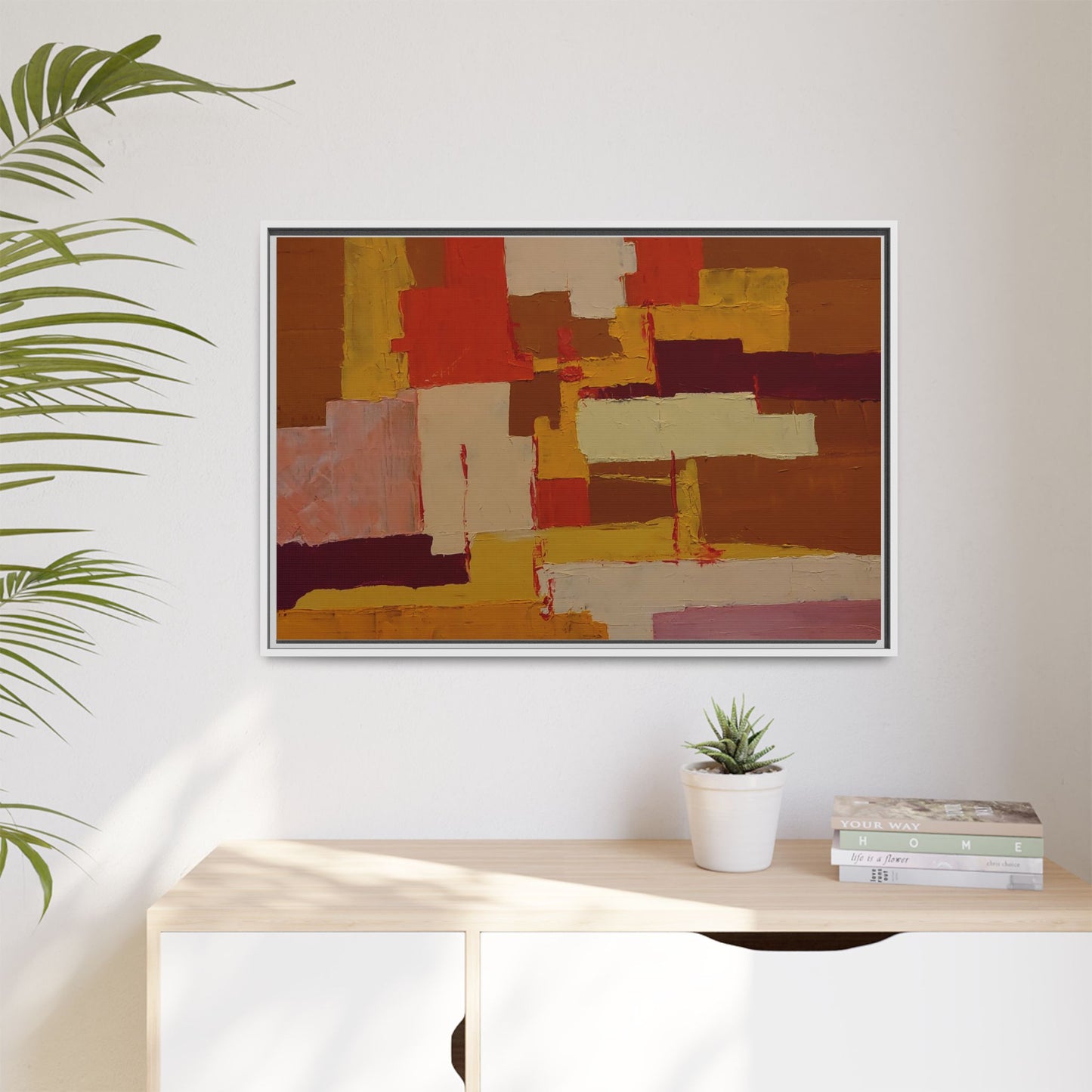 Tableau Confusion by Nicolae Calancea Framed Canvas Wall Art Print