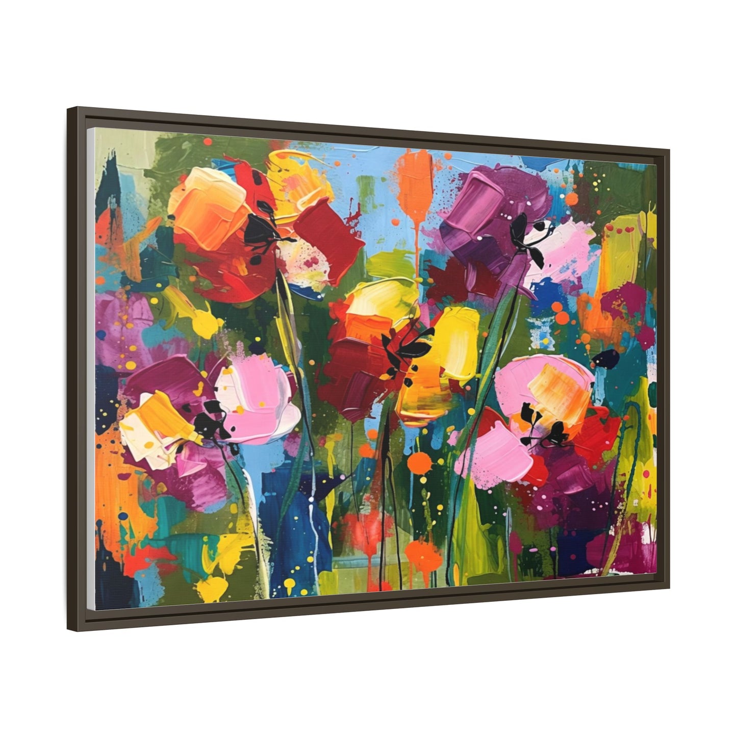 Matte Canvas, Framed (Multi-color)
