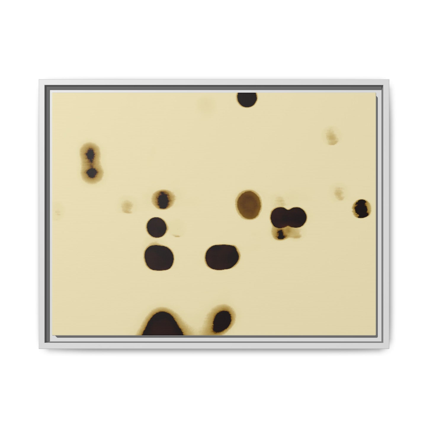 People Communicating by Unknown Abstract Framed Minimalist Wall Art Print