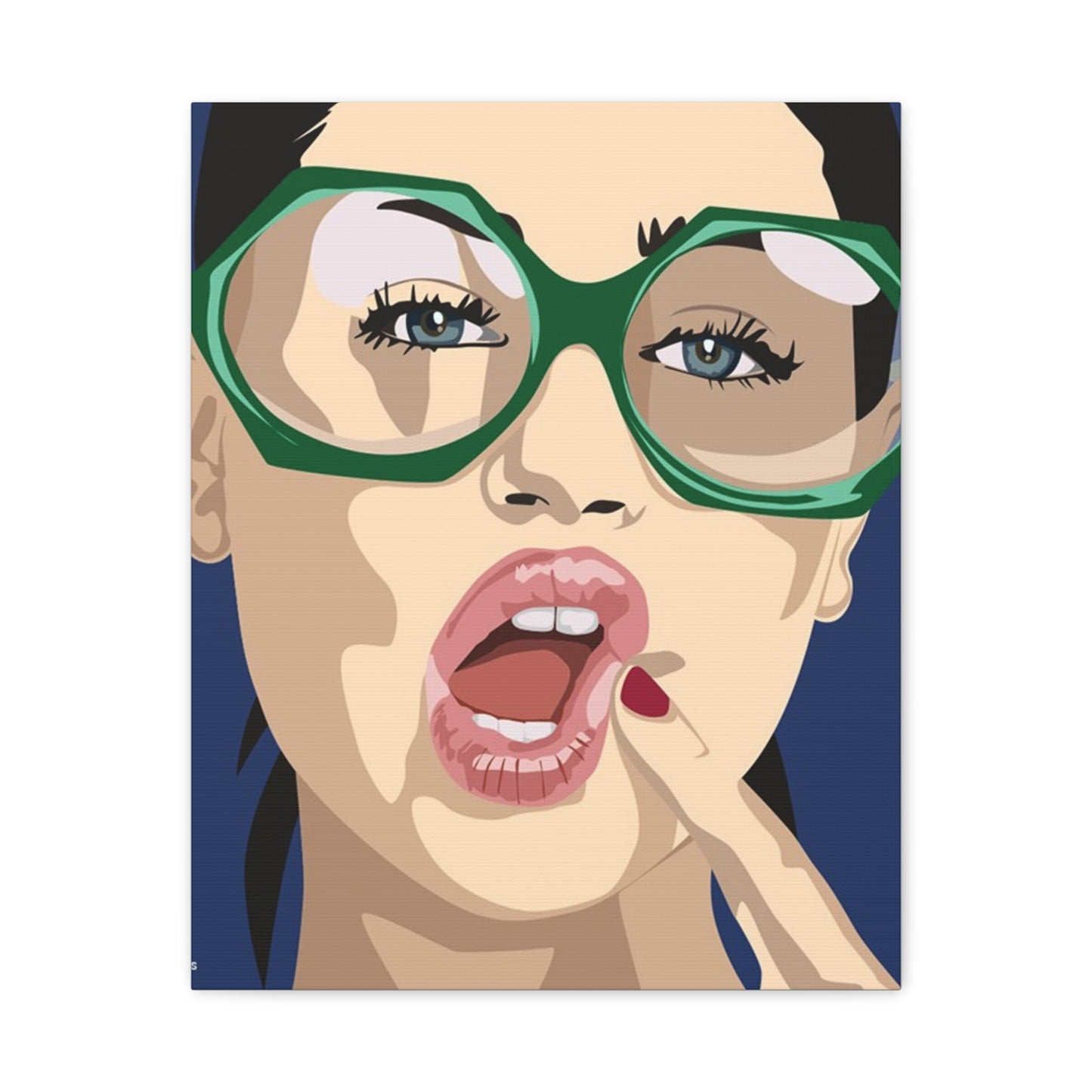 Vivid 2 by Orit Fuchs Matte Stretched Canvas Wall Art