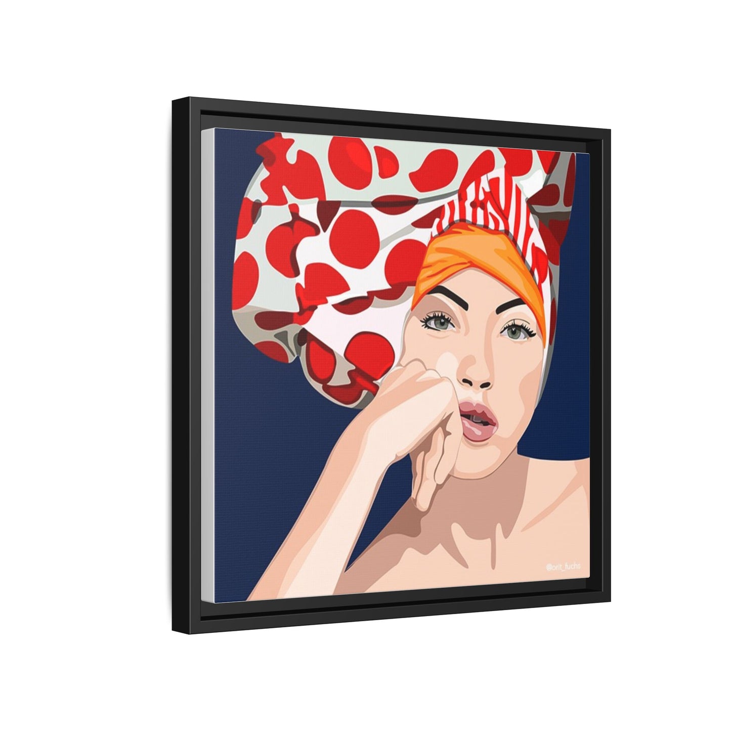 Vivid 20 by Orit Fuchs Pop Art Matte Canvas Framed Wall Art Print