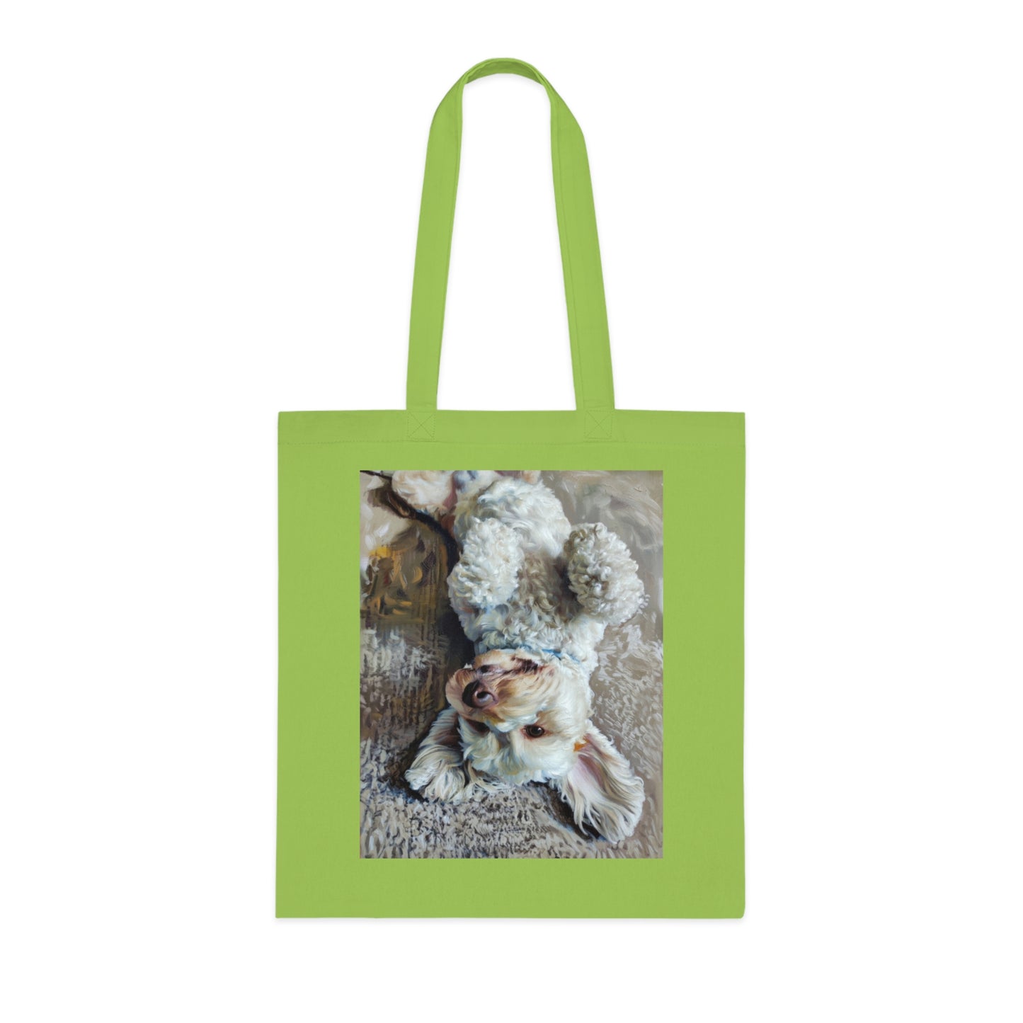 Cute Puppy Photo Cotton Tote — Adorable Dog Lover Gift Tote Bag
