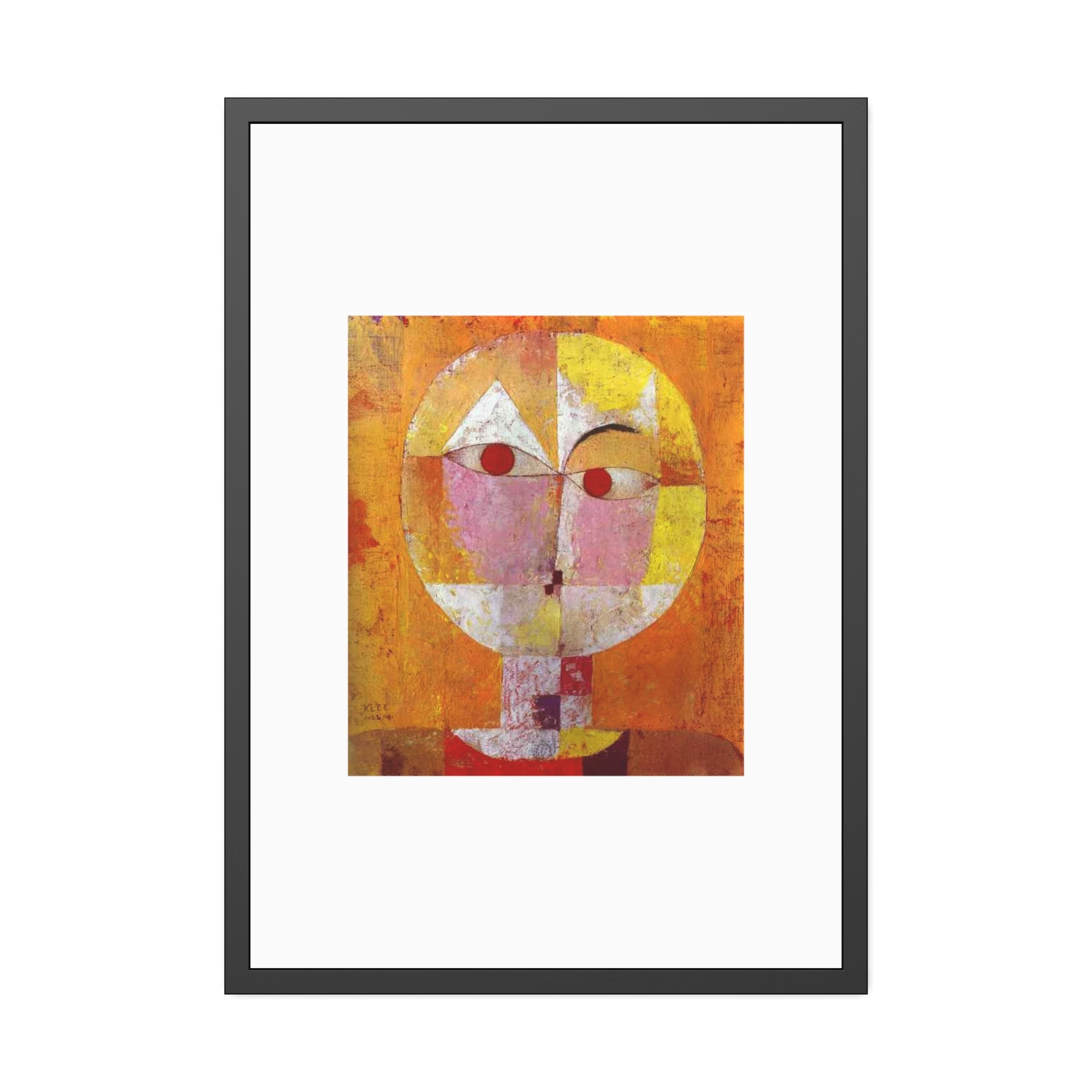 Senecio II by Paul Klee Framed Wall Art Poster