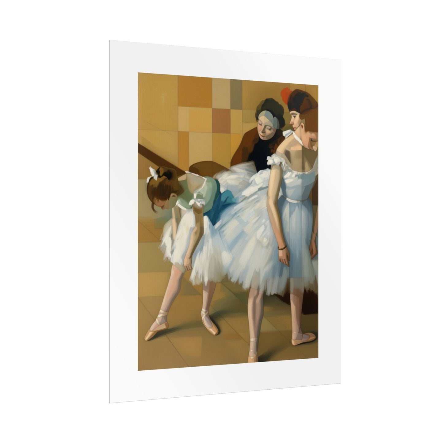 Ballet Dancers Rolled Poster — Classic Impressionist Ballerina Wall Art
