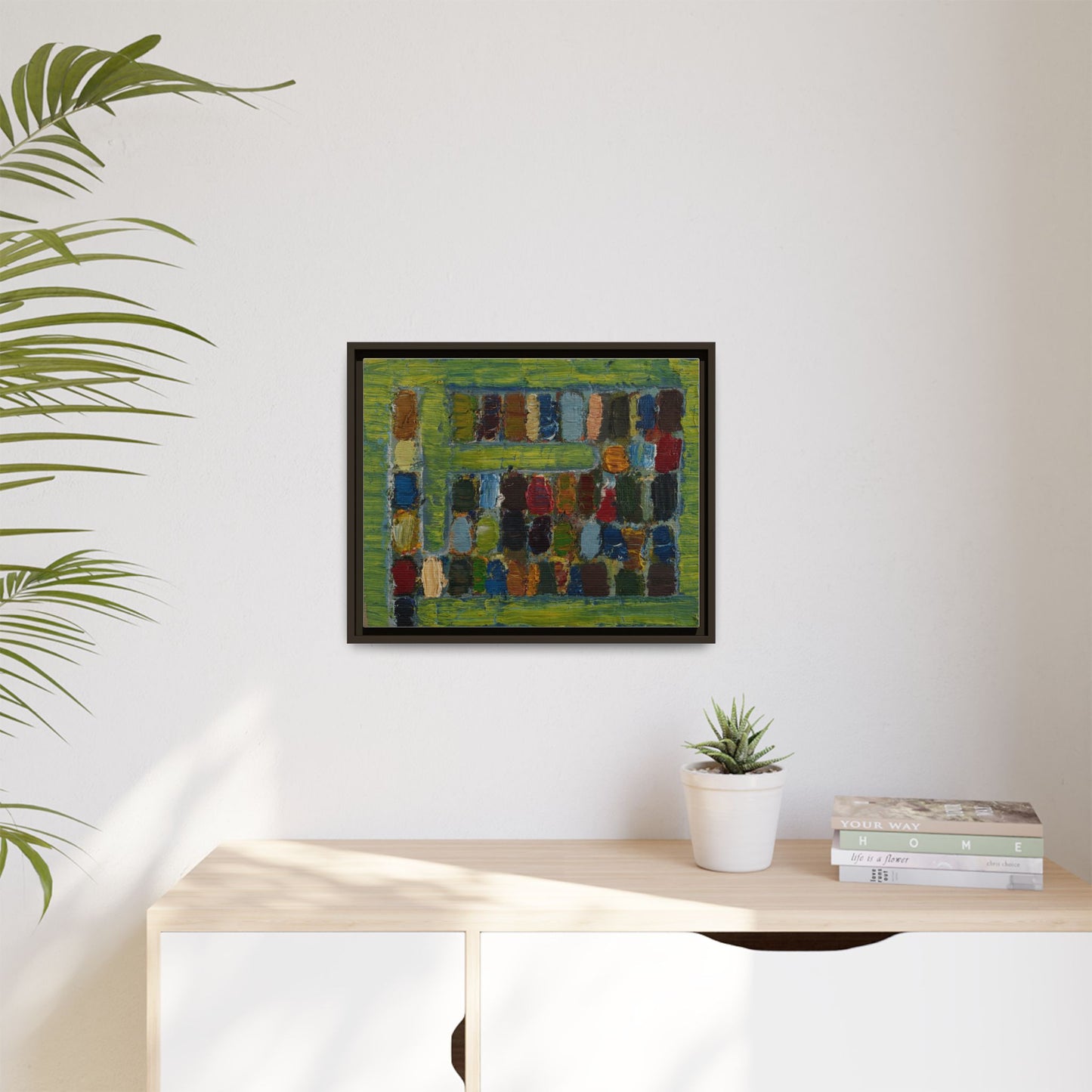 JMC-1970-3 by Jean-Michel Coulon Matte Canvas Framed Wall Art Print