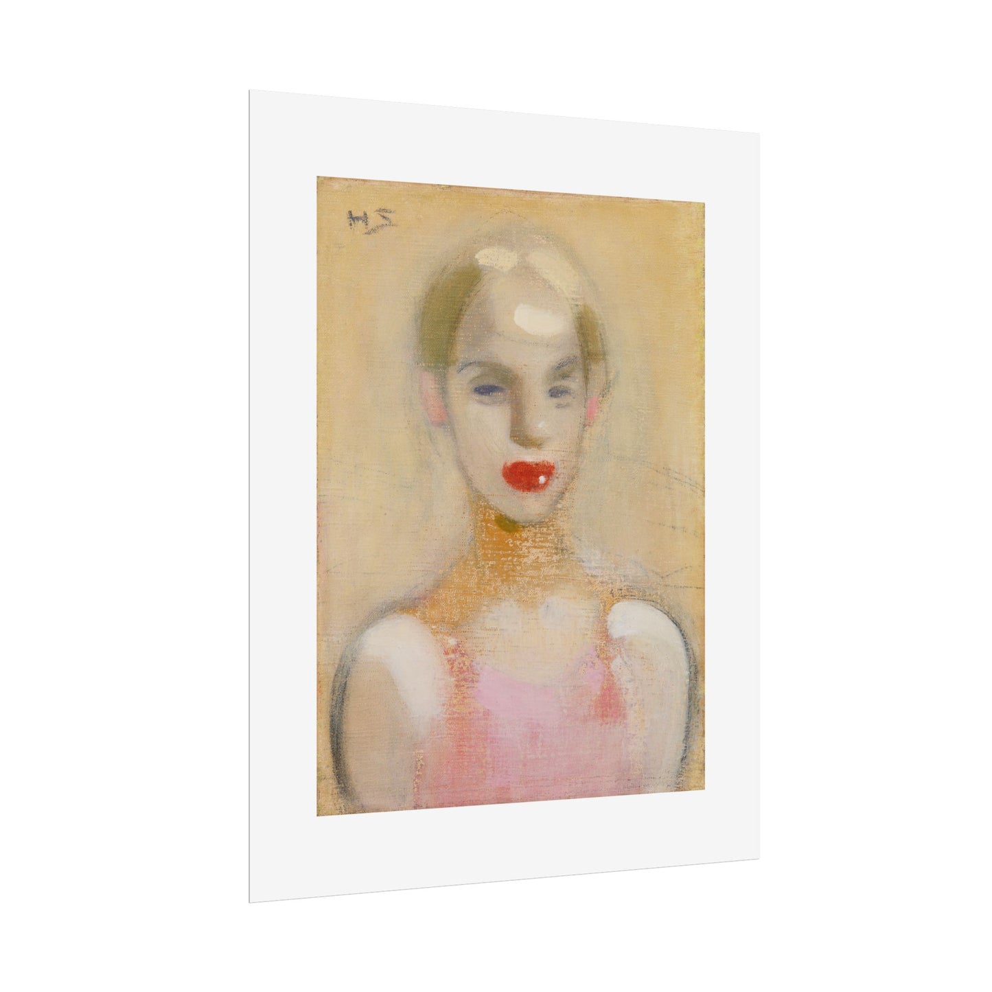Circus Girl by Helene Schjerfbeck Wall Art Print