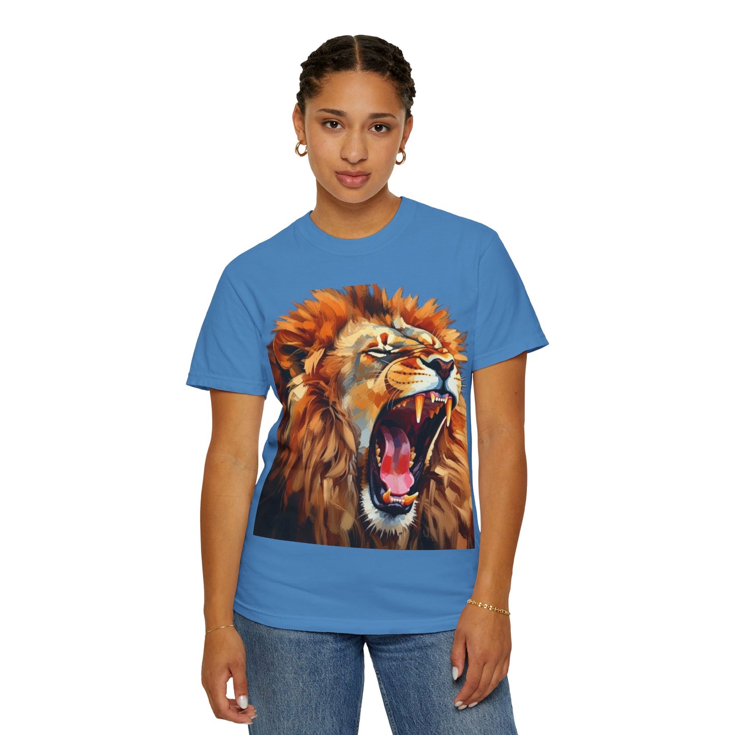 Roaring Lion T-Shirt Bold Wildlife Graphic Tee