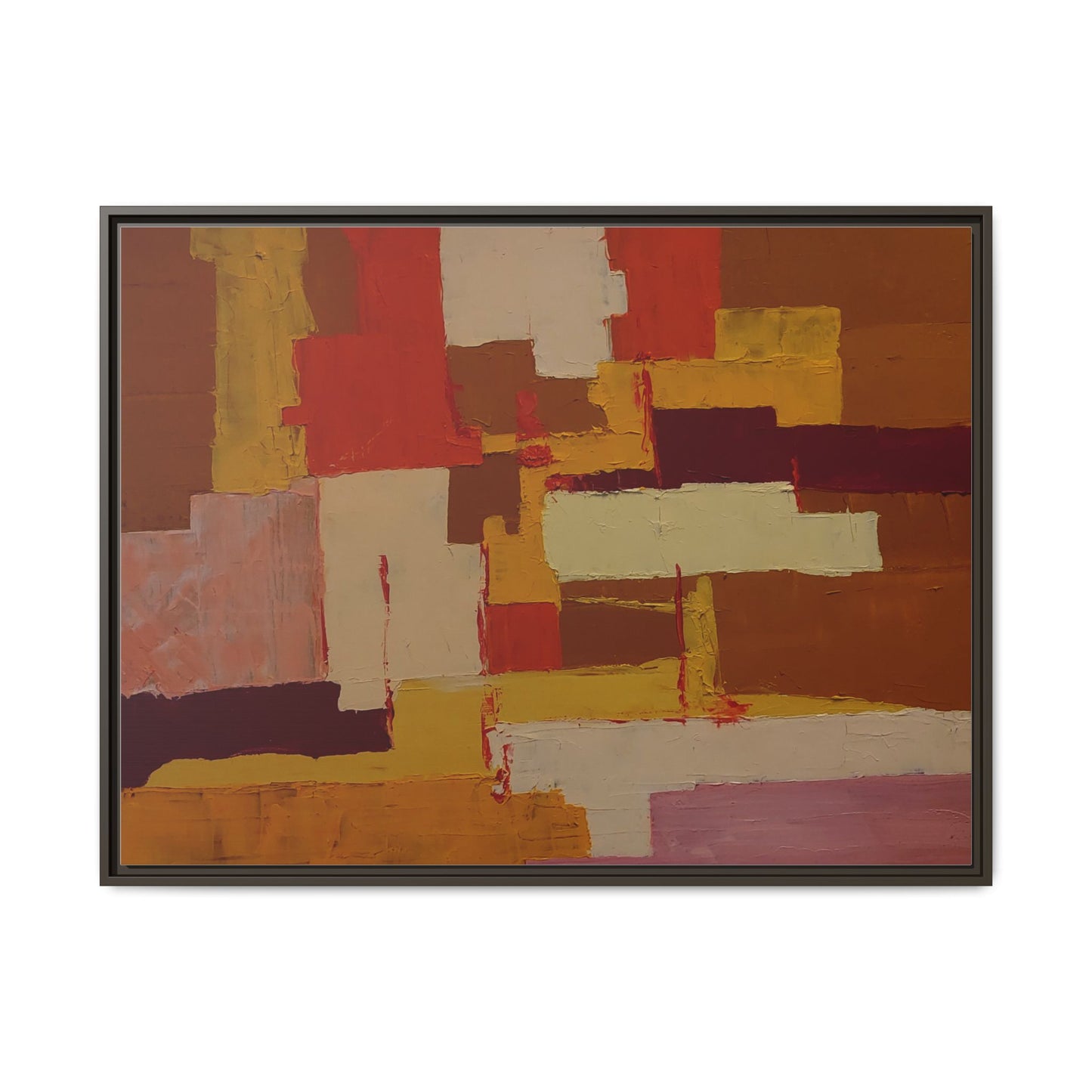 Tableau Confusion by Nicolae Calancea Framed Canvas Wall Art Print