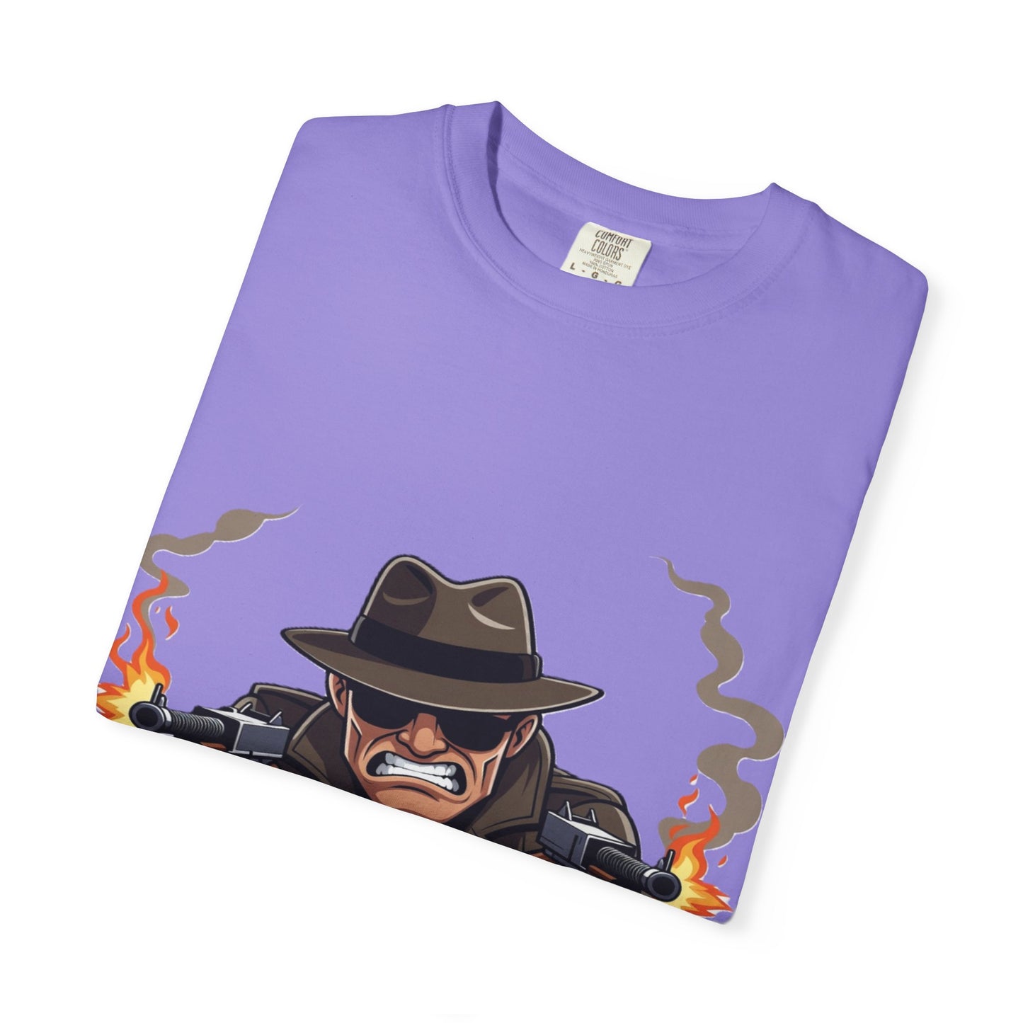 Vintage Gangster Shooter T-Shirt – Retro Mobster Graphic Tee