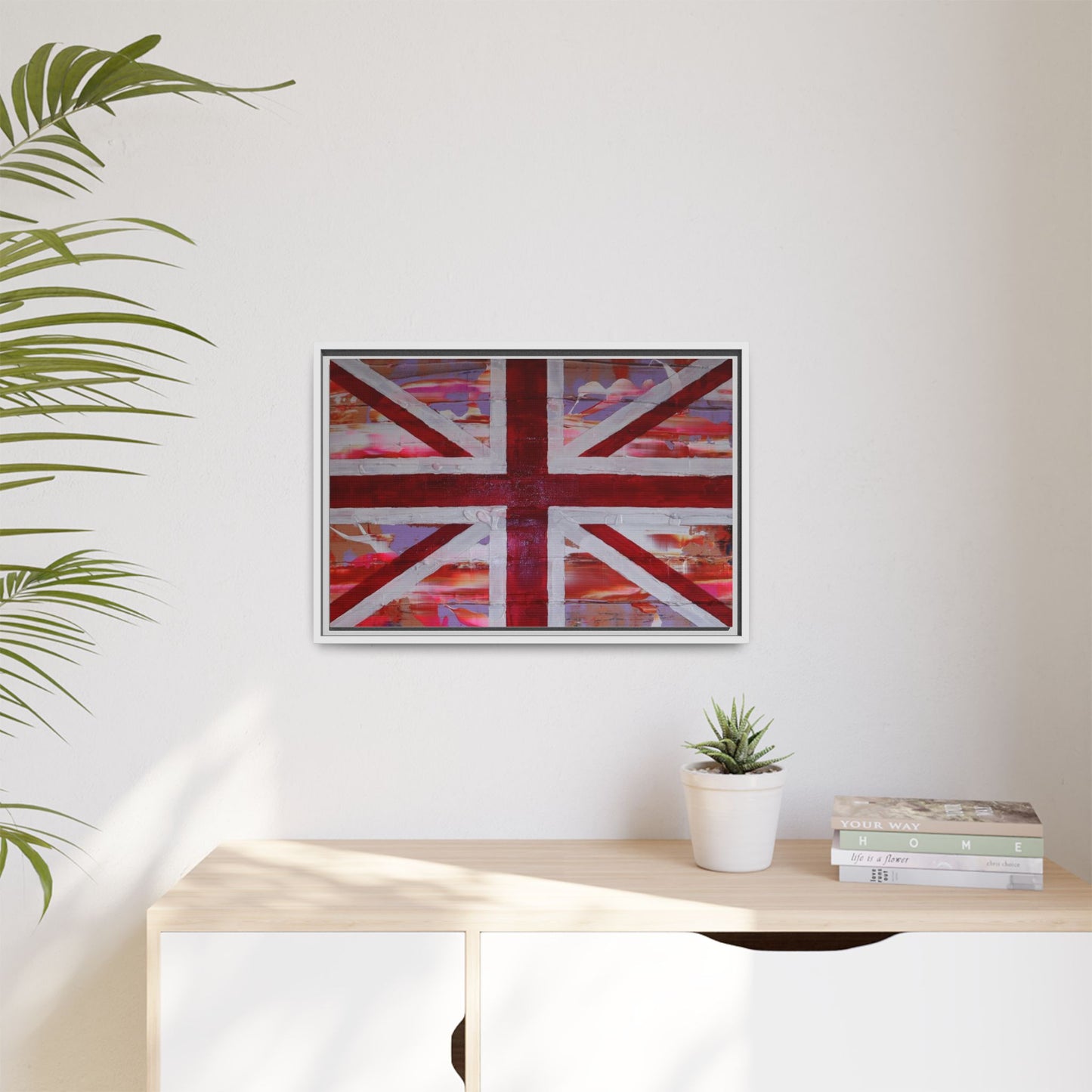 Union Jack is back! by Norman Barrett Framed Matte Canvas Print Wall Art