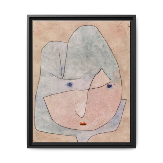 This Bloom is About to Wither by Paul Klee  Framed Matte Canvas Wall Art Print