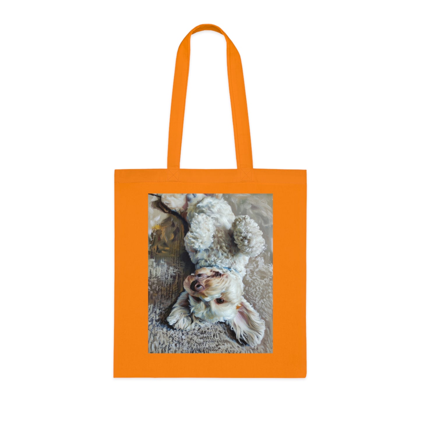 Cute Puppy Photo Cotton Tote — Adorable Dog Lover Gift Tote Bag