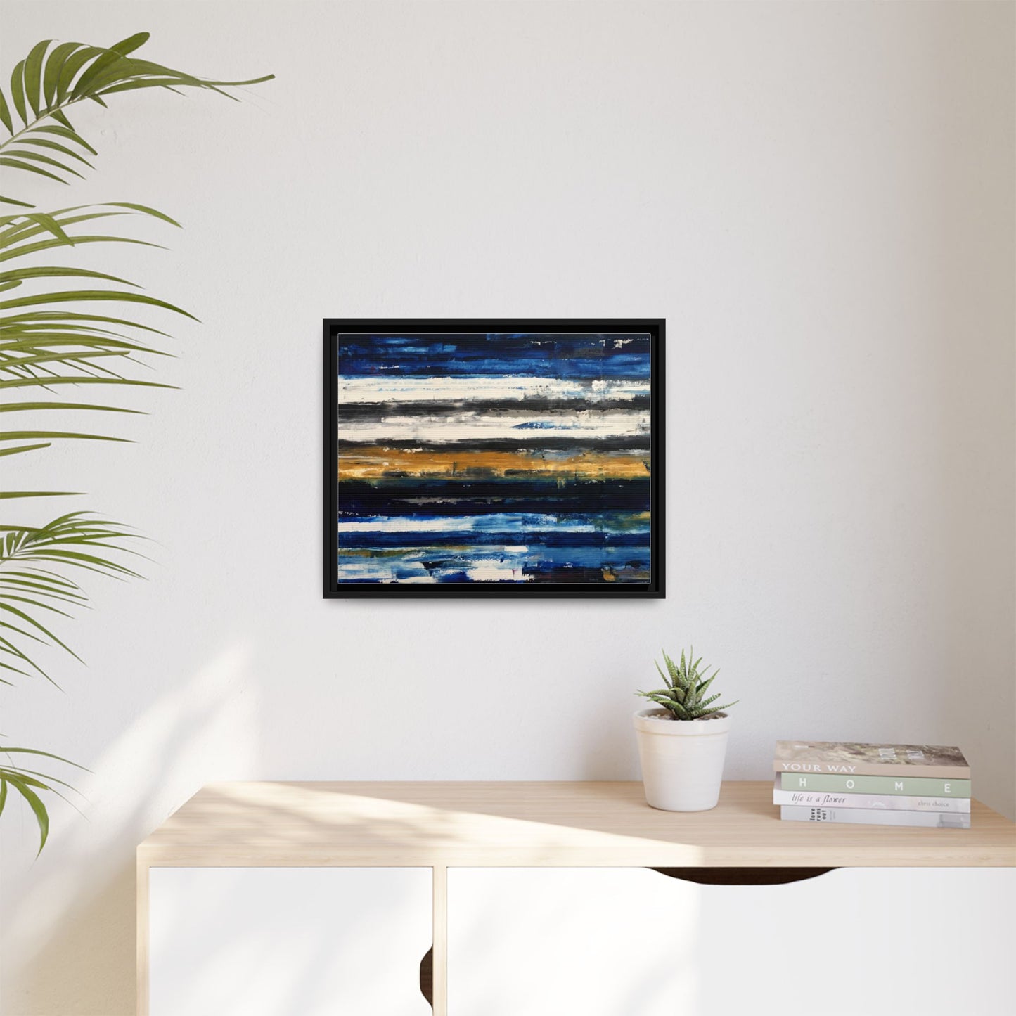Tiny Buddha by Todd Williamson Framed Matte Canvas Abstract  Wall Art