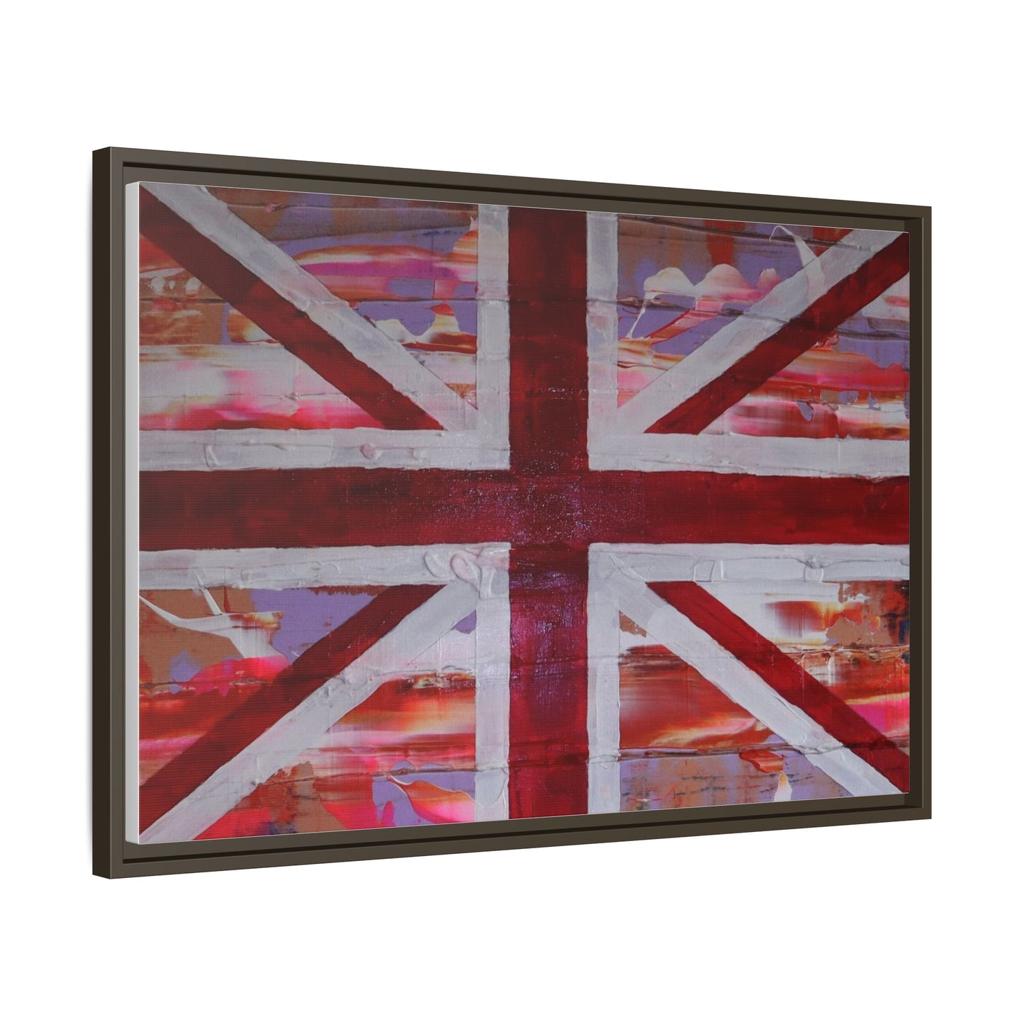 Union Jack is back! by Norman Barrett Framed Matte Canvas Print Wall Art