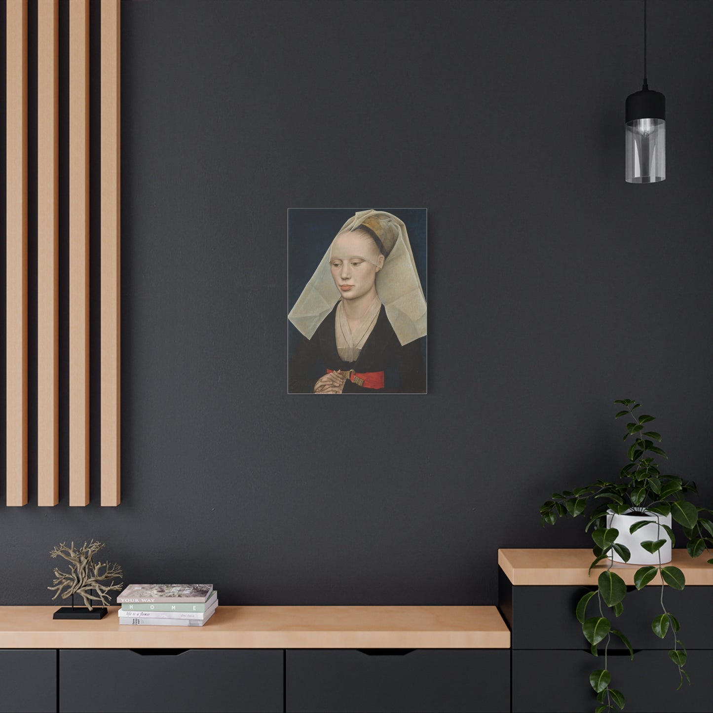 Portrait of a Lady by Rogier van der Weyden Matte Canvas Wall Art