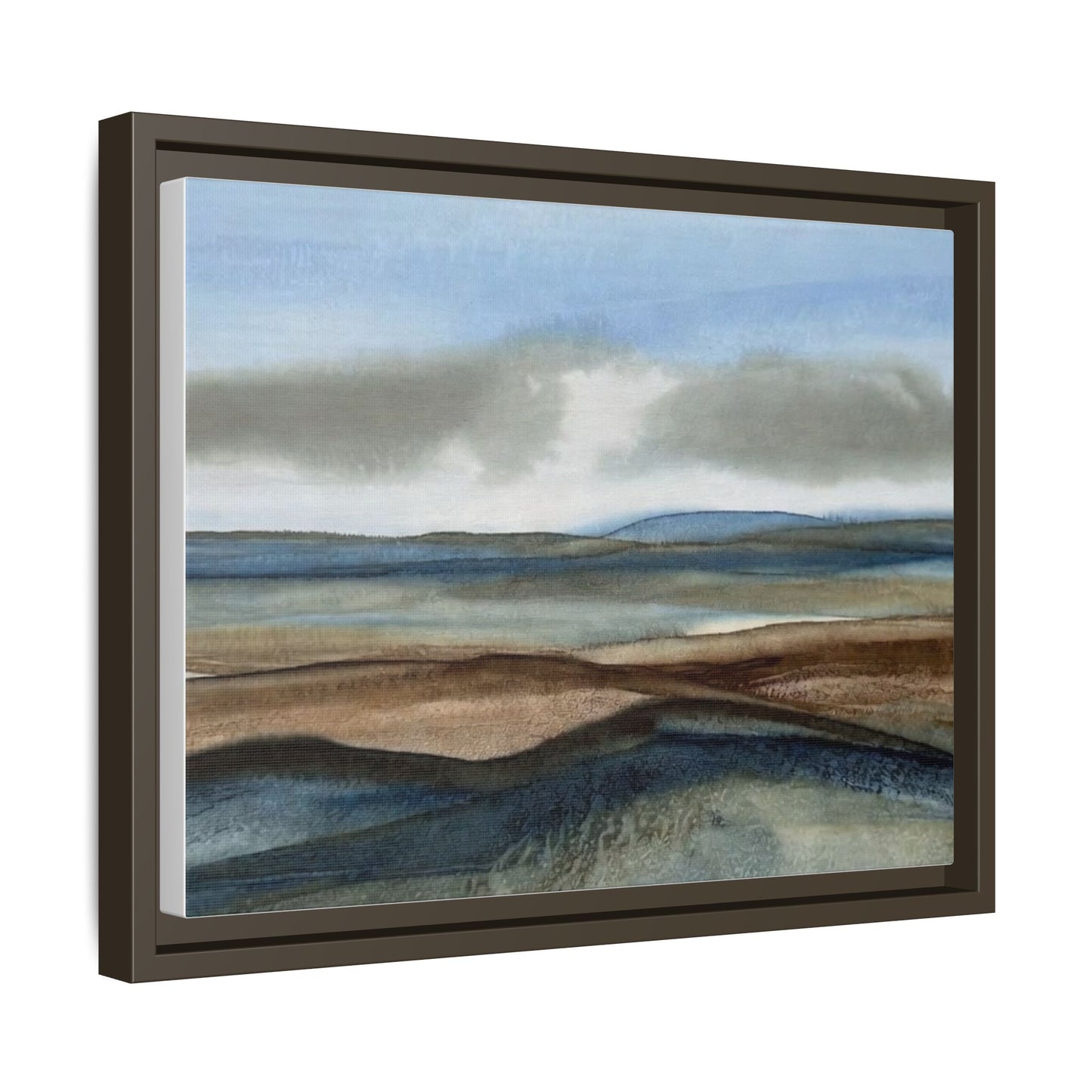 Matte Canvas Landscape, Framed (Multi-color)