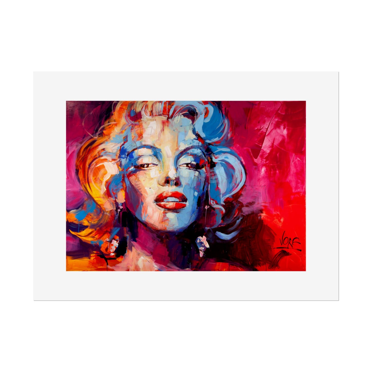 Marilyn Monroe attributed to Voke Wall Pop Art Poster