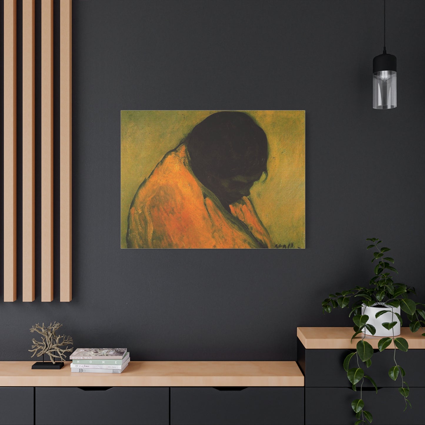 Amparo by Isidre Nonell Matte Stretched Canvas Wall Art Print