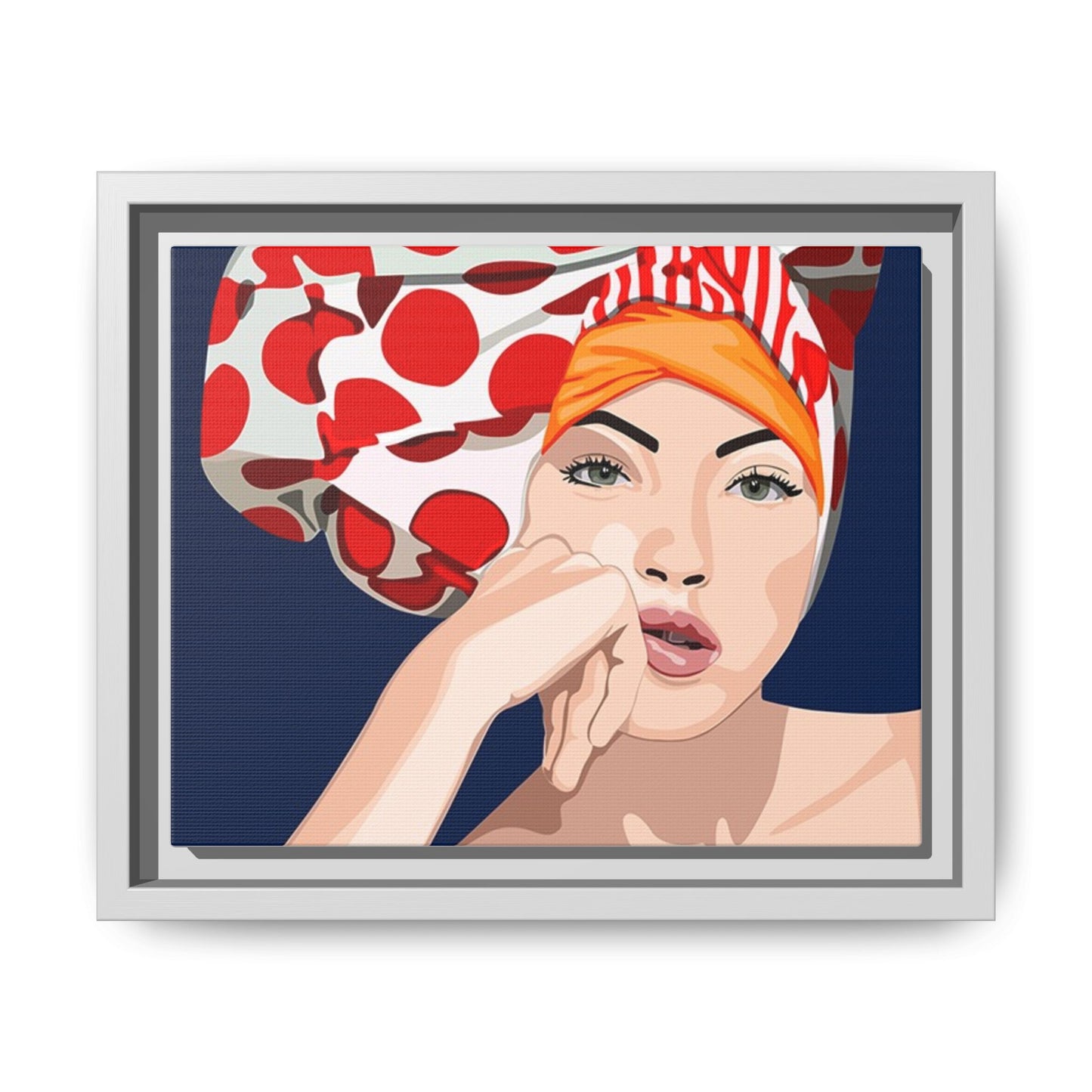 Vivid 20 by Orit Fuchs Pop Art Matte Canvas Framed Wall Art Print