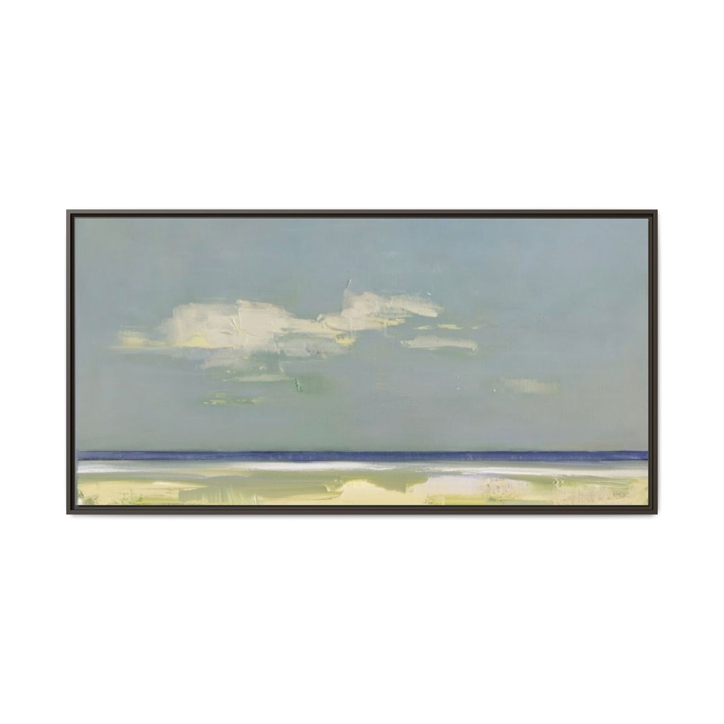 Coastal Calm Matte Canvas Framed Wall Art