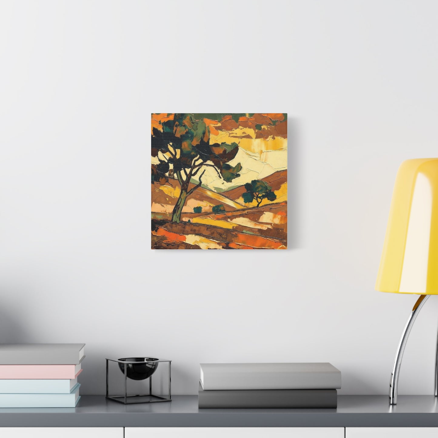Abstract Autumn Landscape Canvas