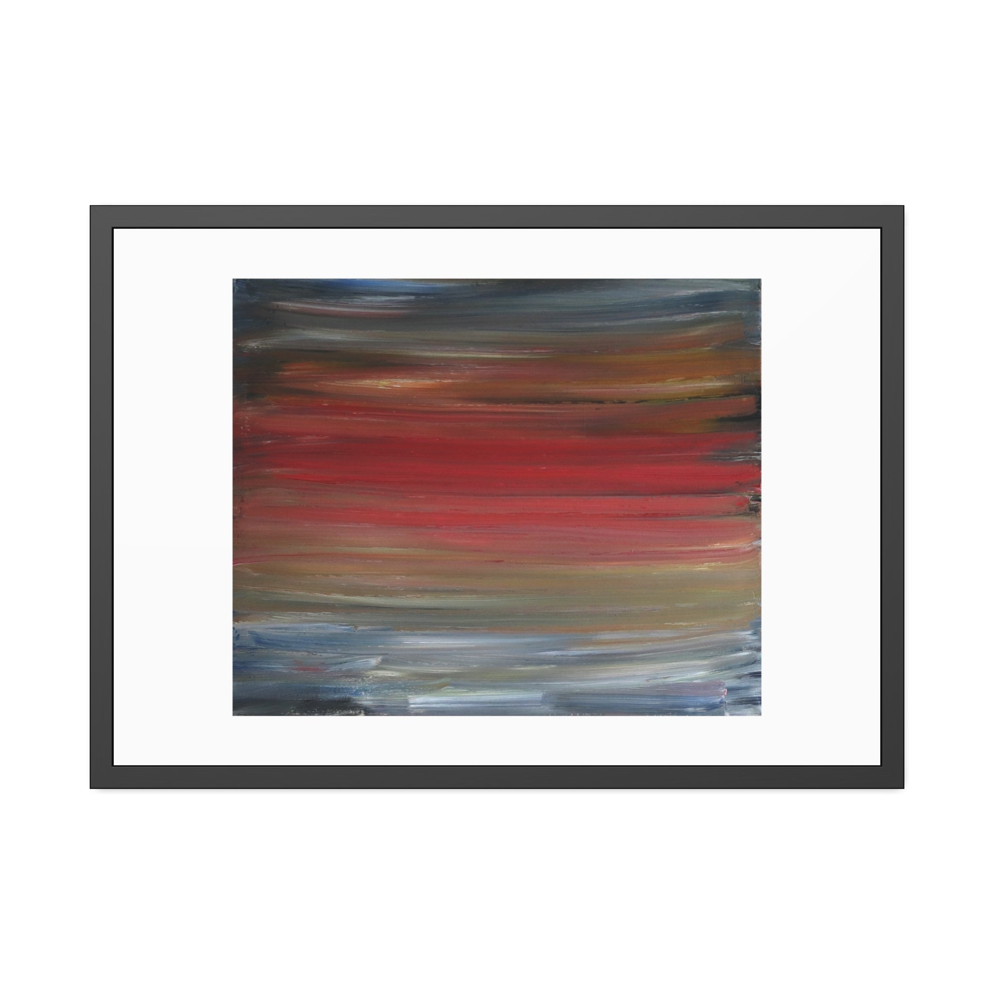 Misty morning by Norman Barrett Framed Poster Wall Art