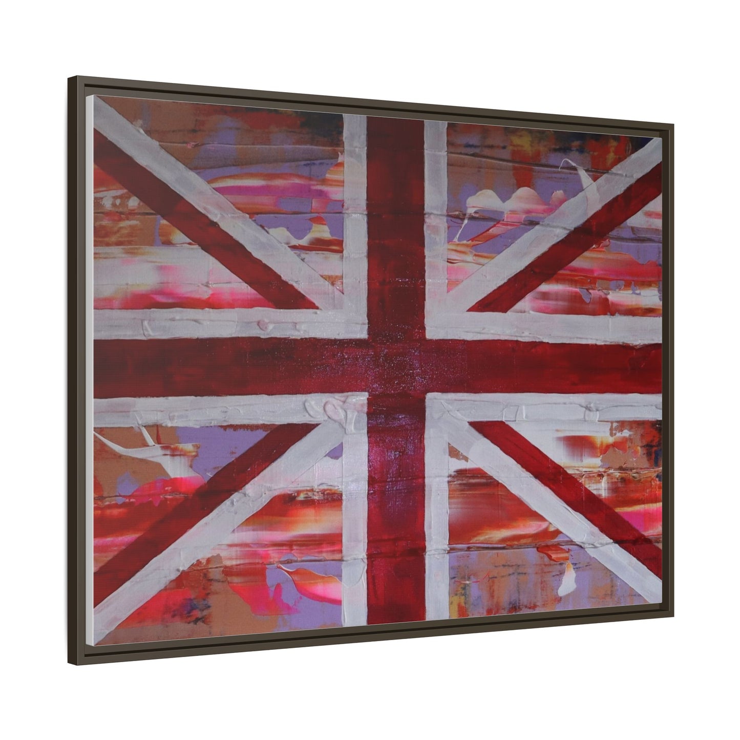 Union Jack is back! by Norman Barrett Framed Matte Canvas Print Wall Art