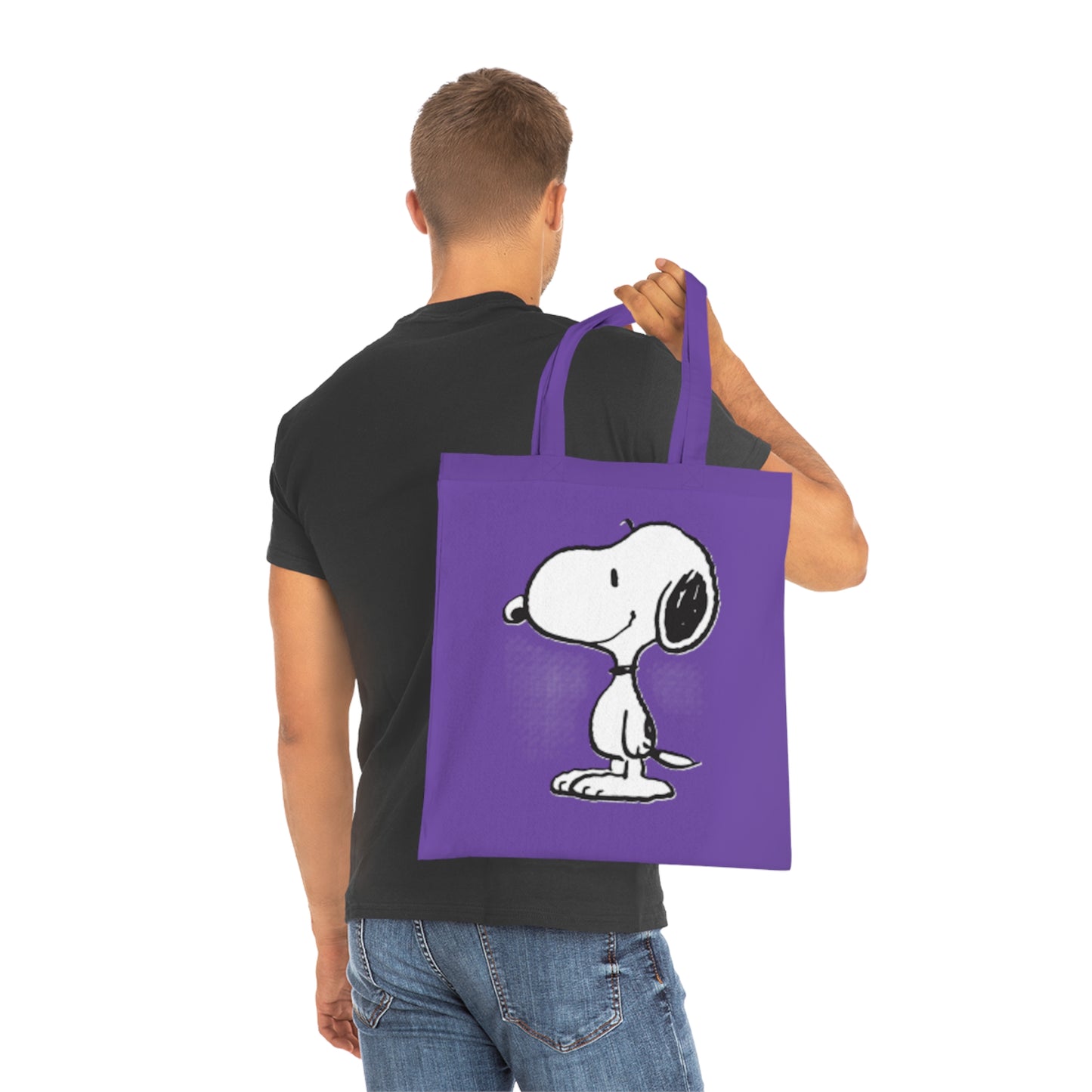 Classic Snoopy Cotton Tote Bag – Retro Peanuts Character Tote