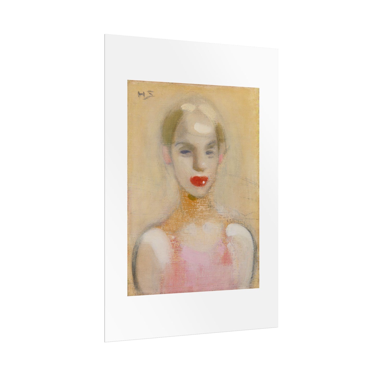 Circus Girl by Helene Schjerfbeck Wall Art Print
