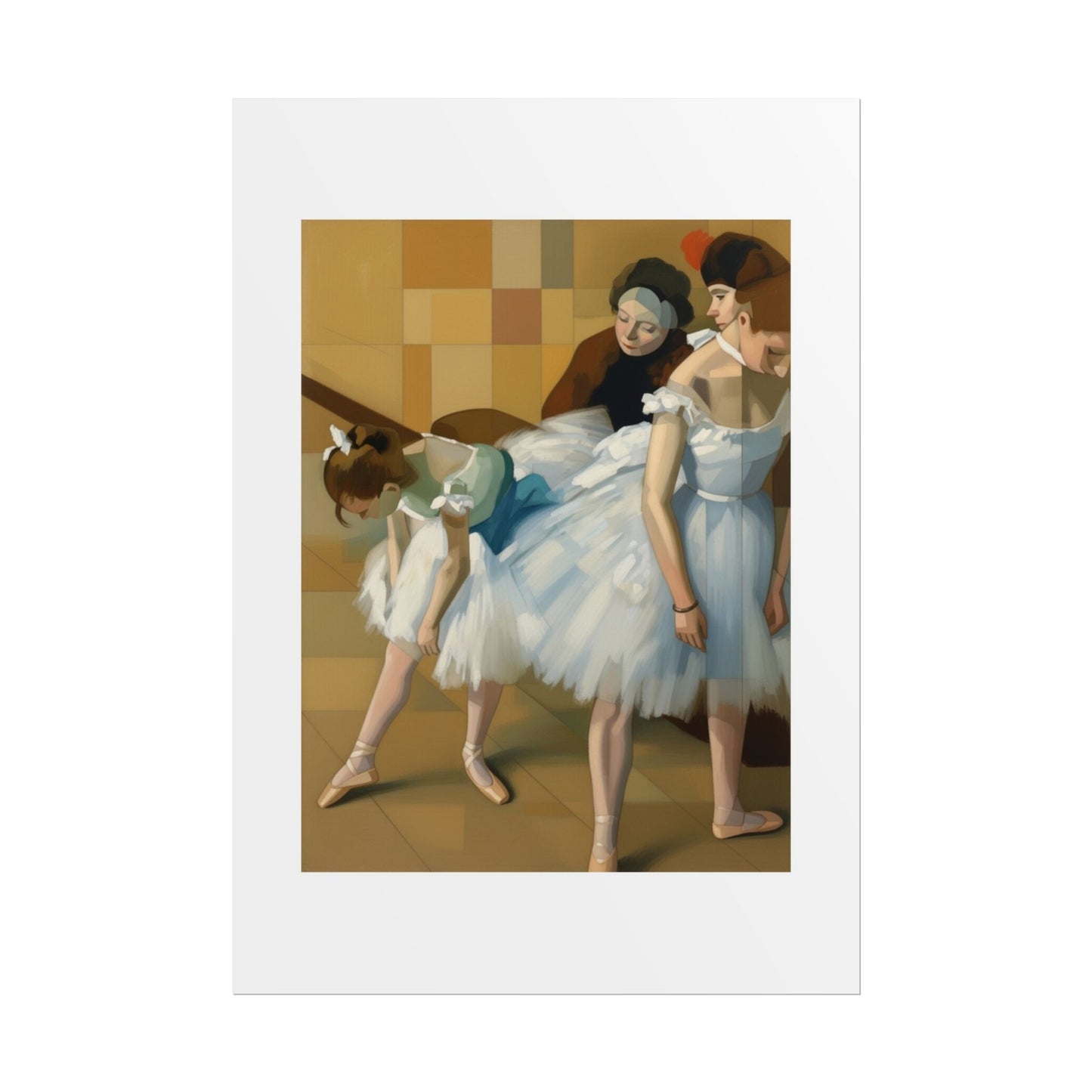 Ballet Dancers Rolled Poster — Classic Impressionist Ballerina Wall Art