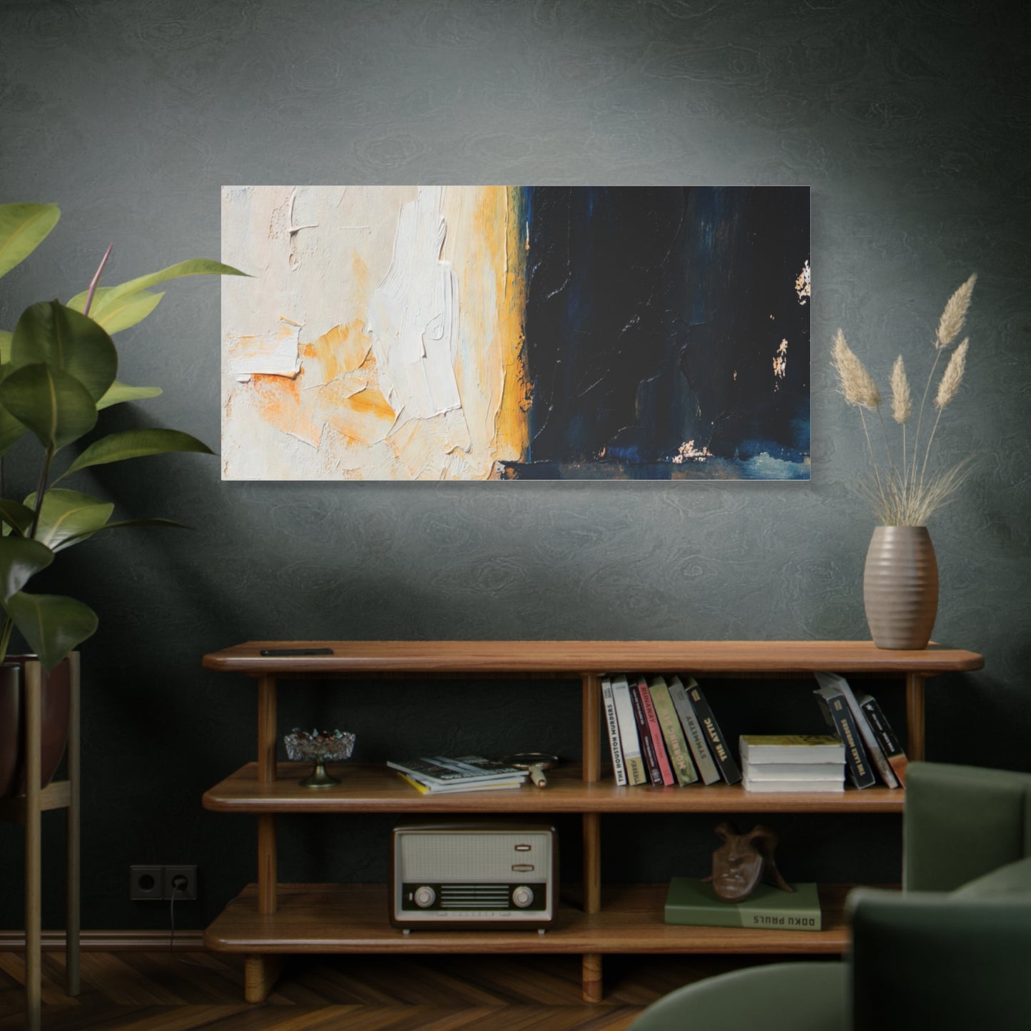 Abstract Coastal Light Matte Canvas Print — Stretched 1.25"