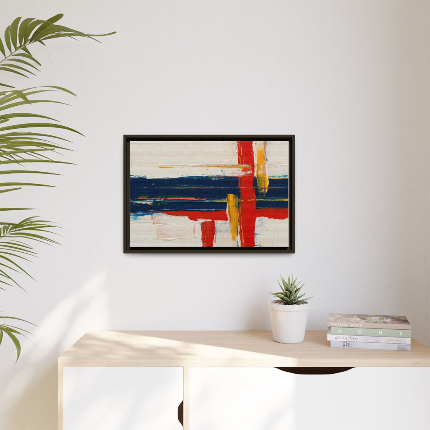 Matte Canvas, Framed (Multi-color)