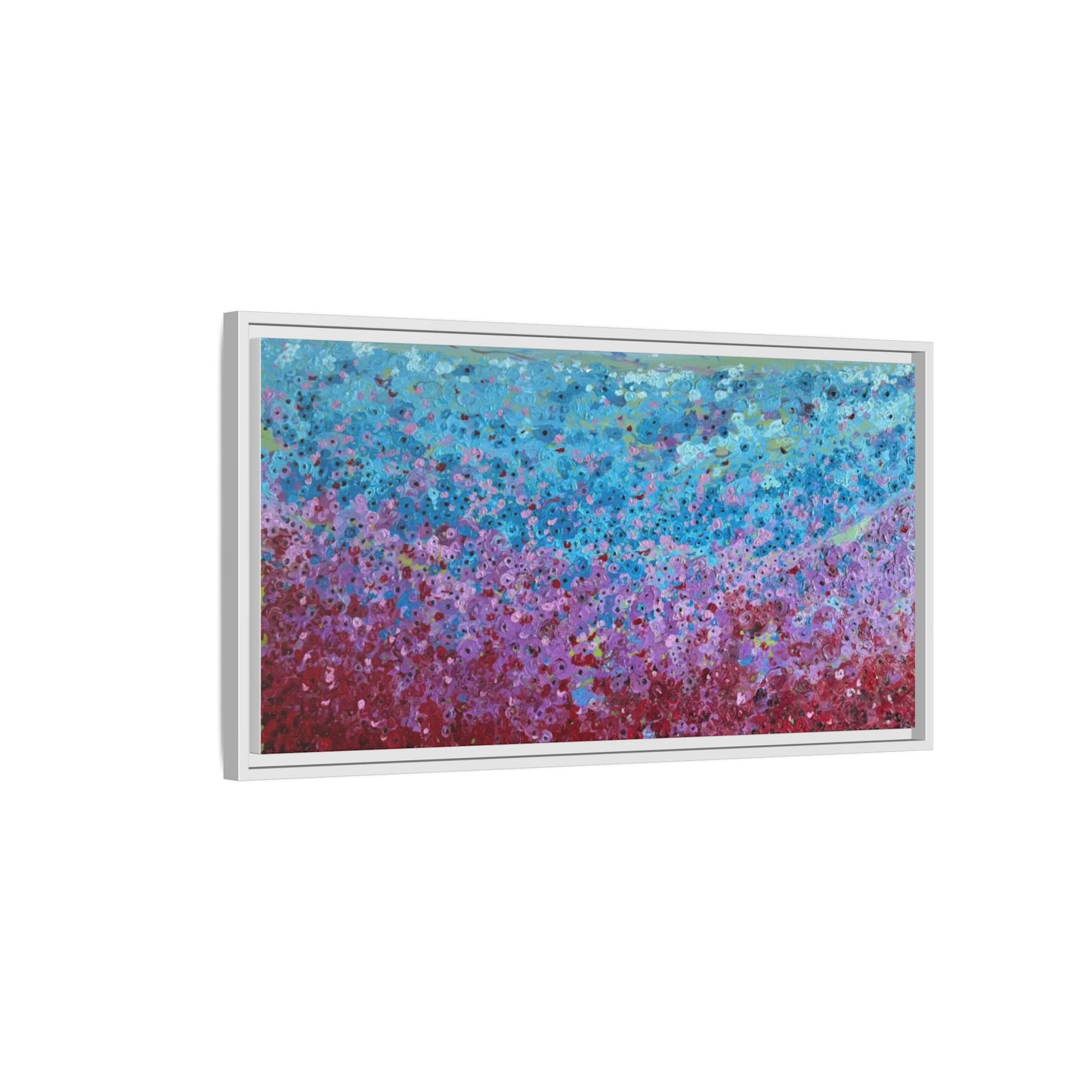 Bloom by Unknown Framed Matte Canvas Abstract Floral Field Wall Art