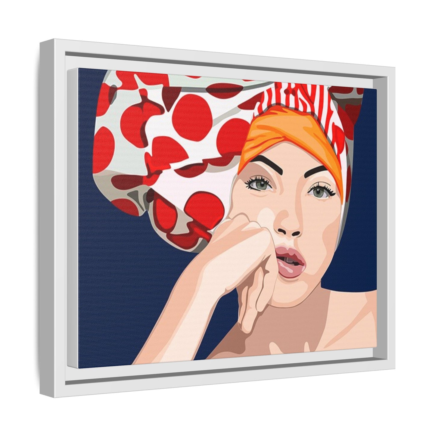 Vivid 20 by Orit Fuchs Pop Art Matte Canvas Framed Wall Art Print