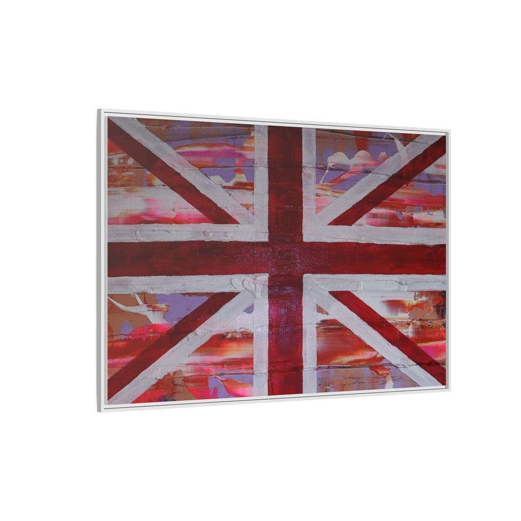 Union Jack is back! by Norman Barrett Framed Matte Canvas Print Wall Art