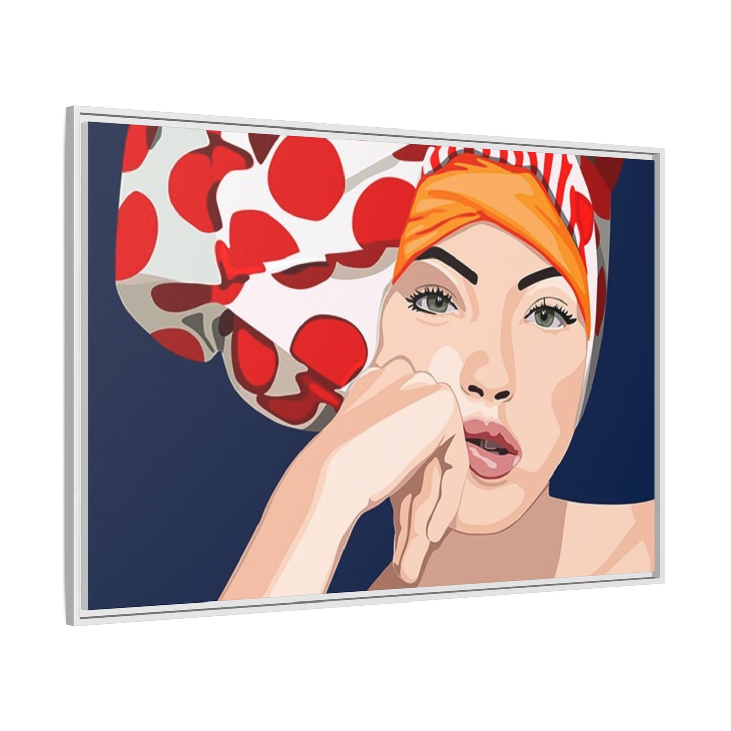 Vivid 20 by Orit Fuchs Pop Art Matte Canvas Framed Wall Art Print