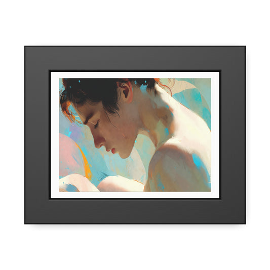 Framed Art Poster — Serene Portrait Print for Home Decor