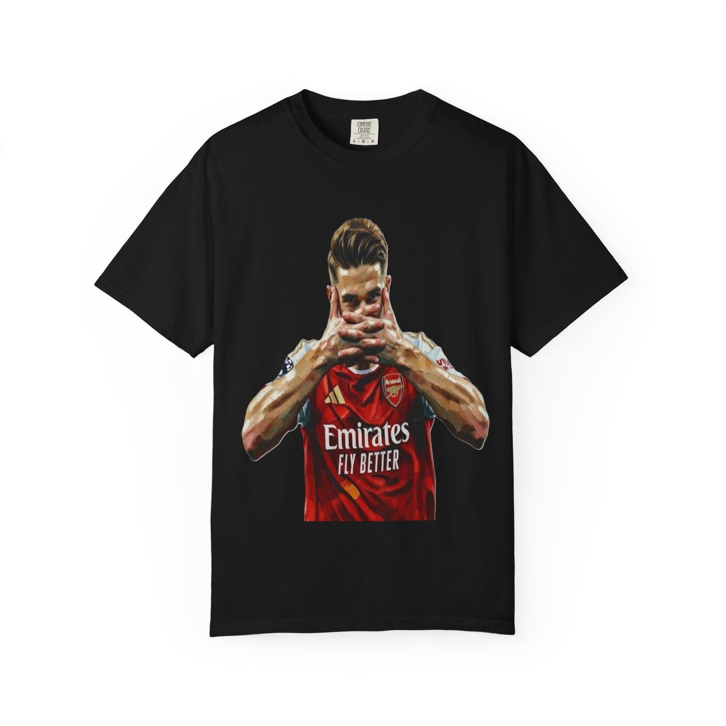 Soccer Celebration T-Shirt — Emirates 'Fly Better' Jersey Design